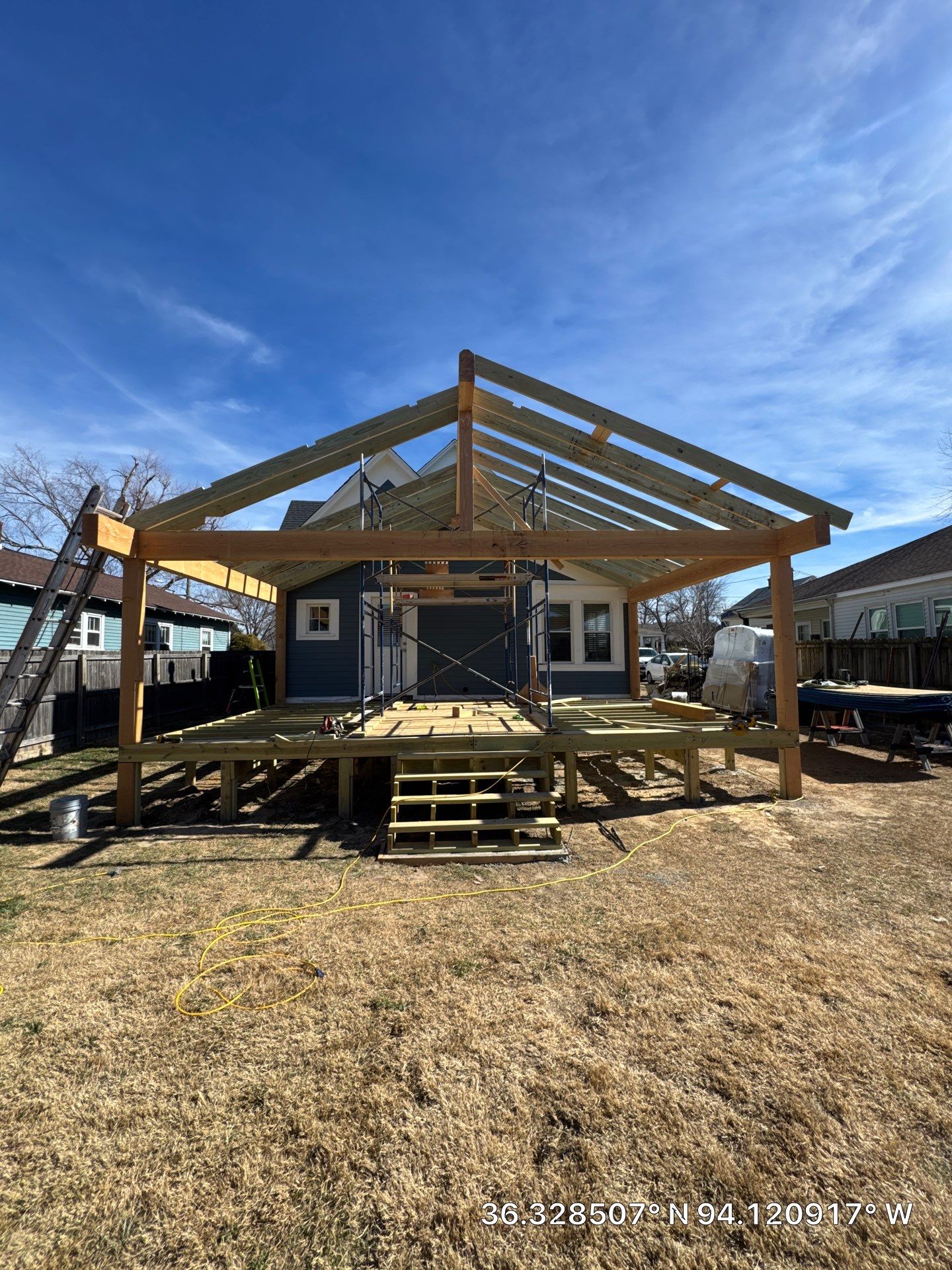 Siding, New Deck and Paint - Rogers by Complete Roofing and Restoration Solutions