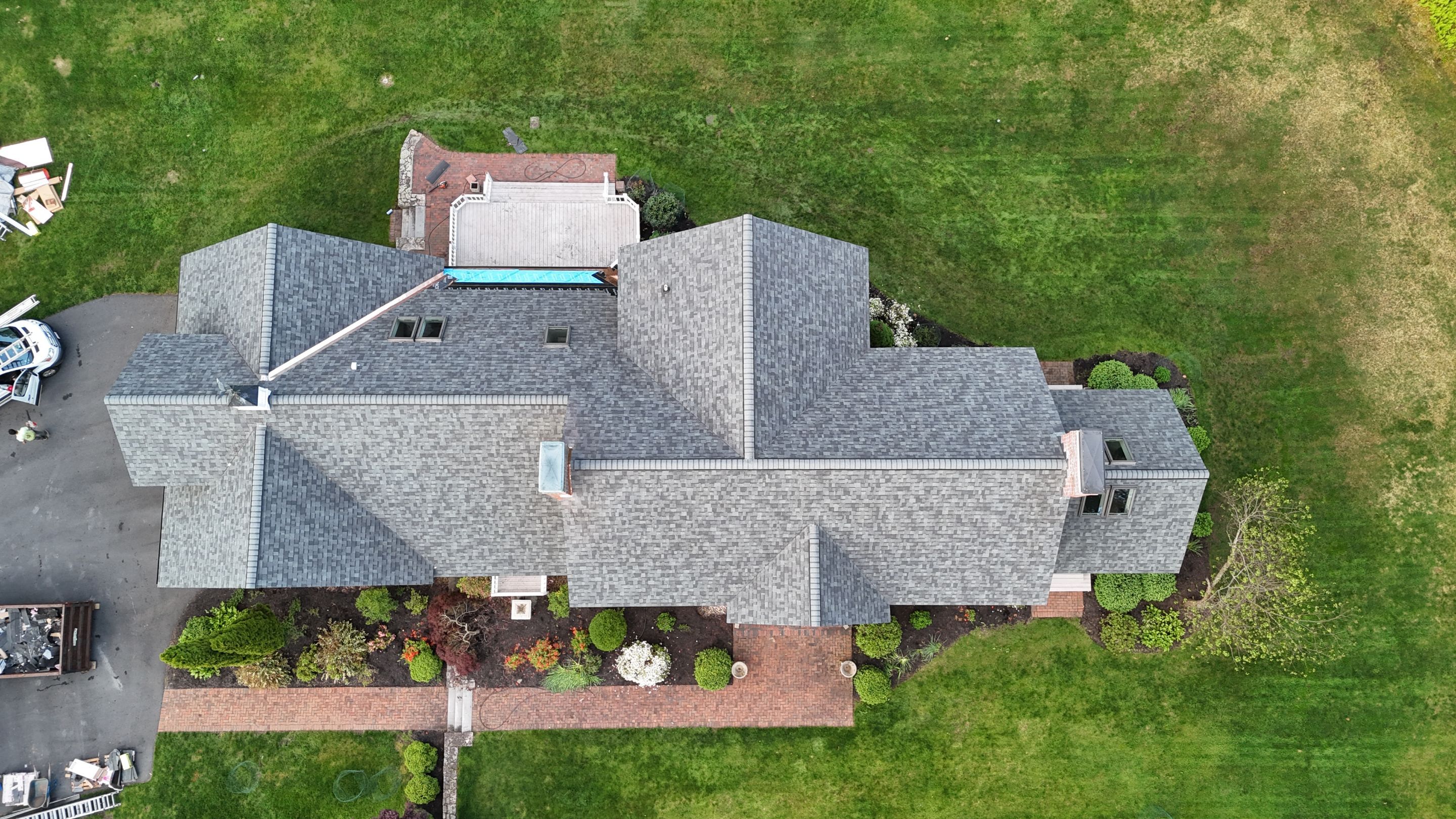 Roof Replacement with Owens Corning Shingles and Copper Flashing by Mighty Dog Roofing of Greater Middlesex County