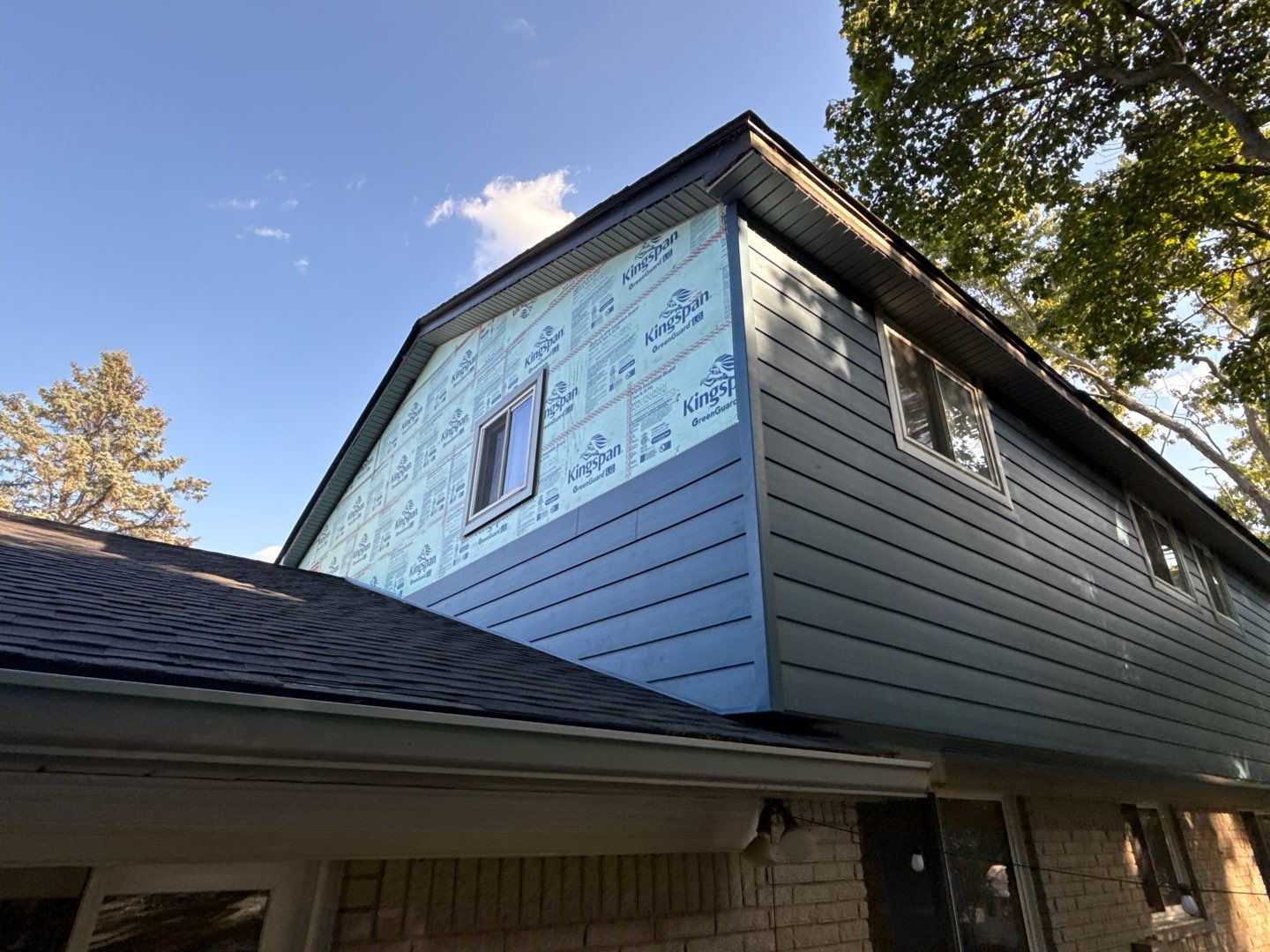 Siding Replacement using Ascend Laguna Blue by 180 Contractors