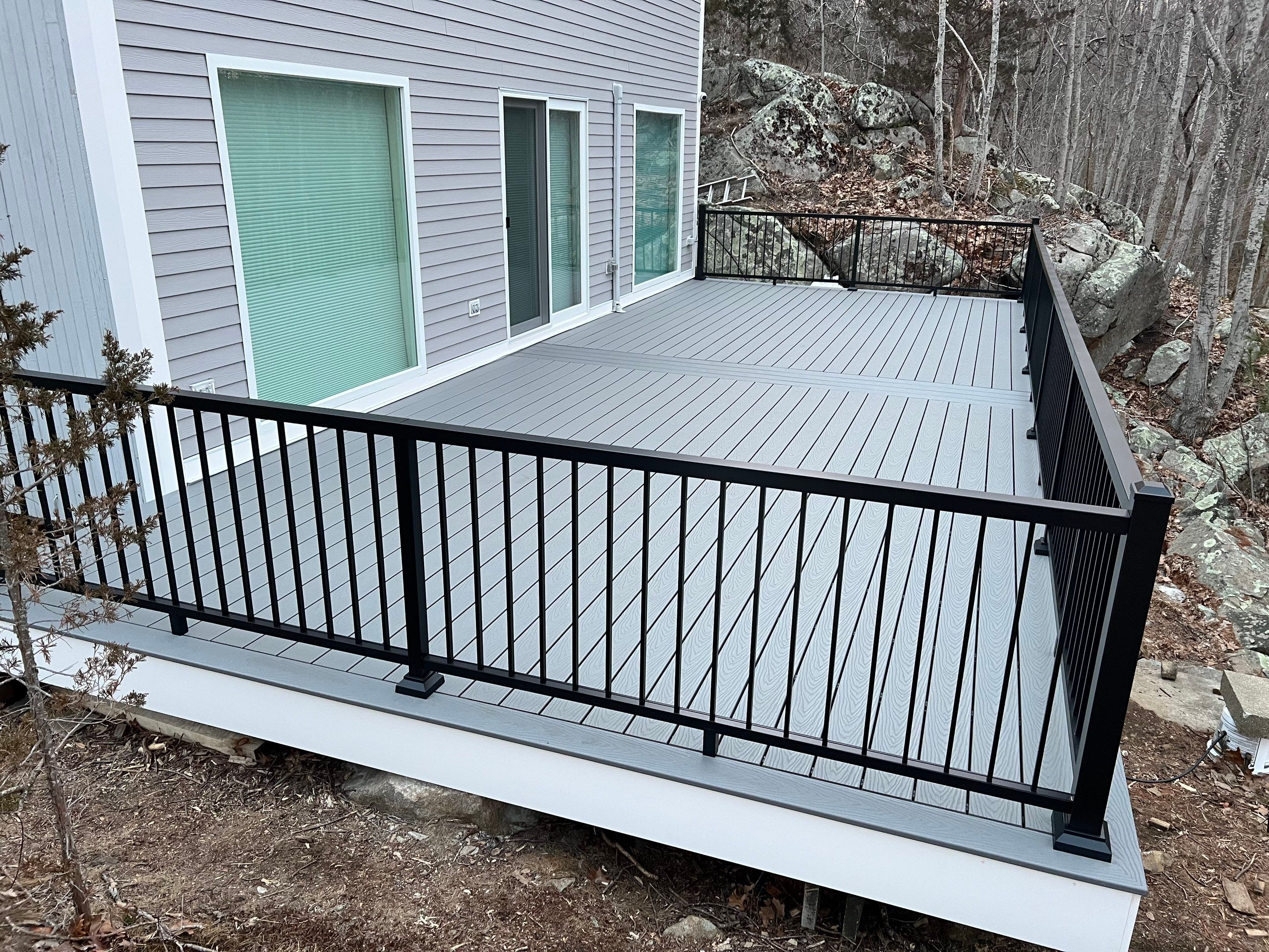 Deck and Siding project in Gloucester, MA by UBrothers Construction