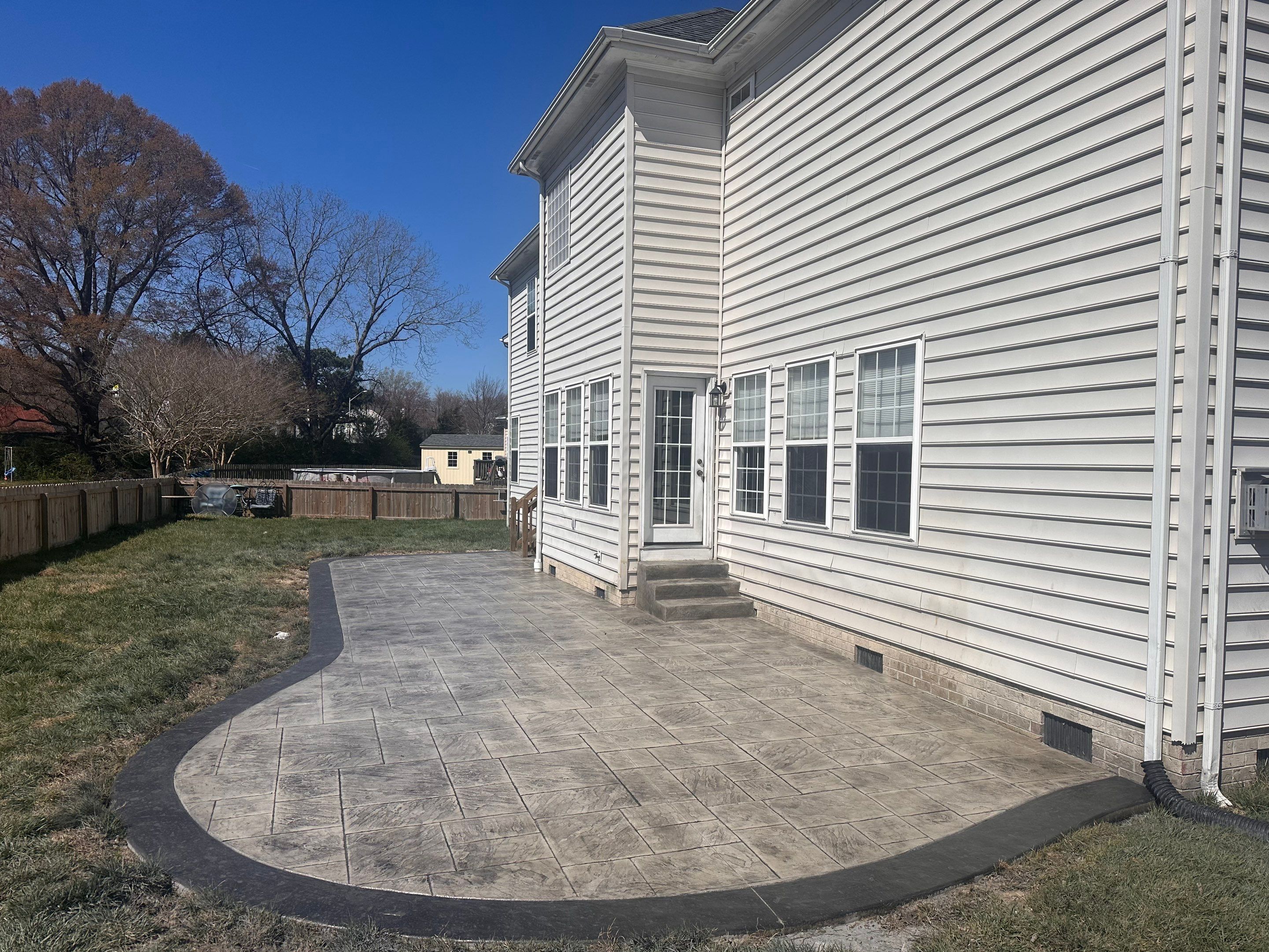 Project in Virginia Beach by Sam The Concrete Man Virginia Beach