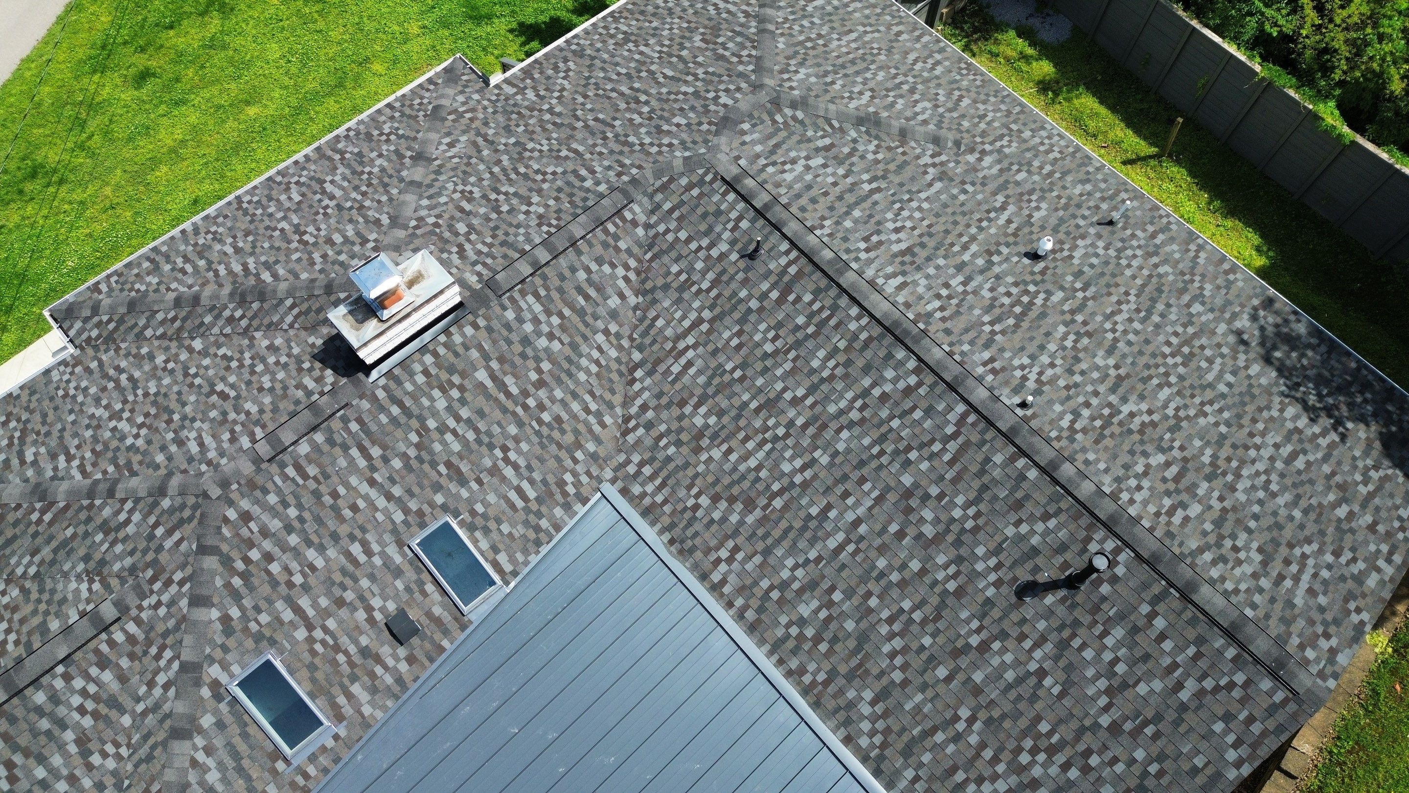Residential Roofing Installation using GAF Timberline HDZ and Standing Seam Metal by Undersun Roofing 