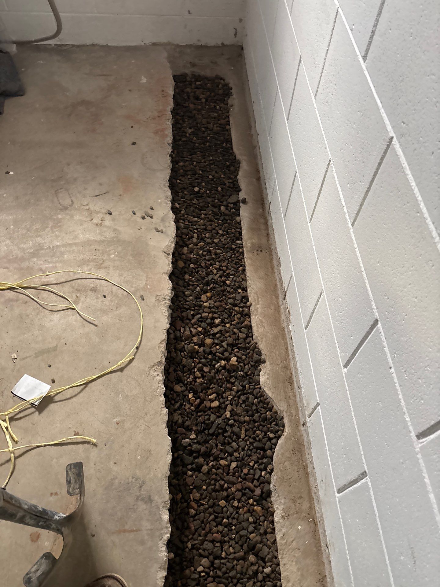Drain Tile in Roseville for Carston by Waterproofing Northeast