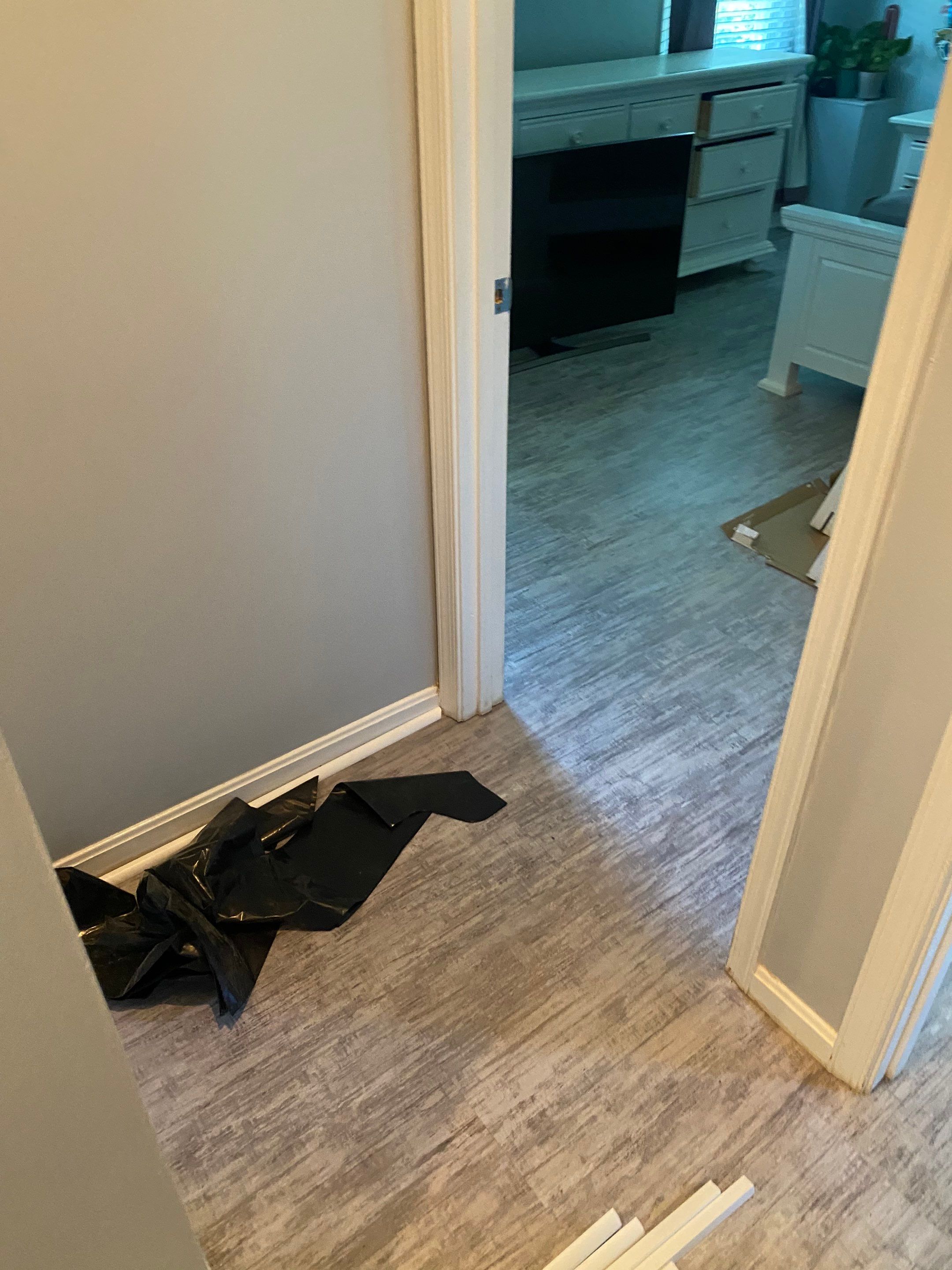 LVP flooring install by The Smet Companies, LLC