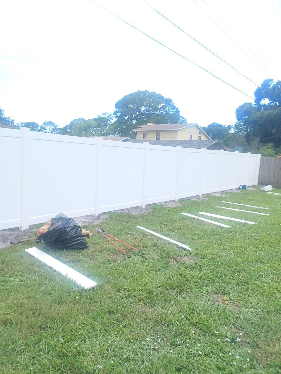 Sarasota, FL 6ft. Tall White Vinyl Privacy Fence by Asap fence and gates, LLC