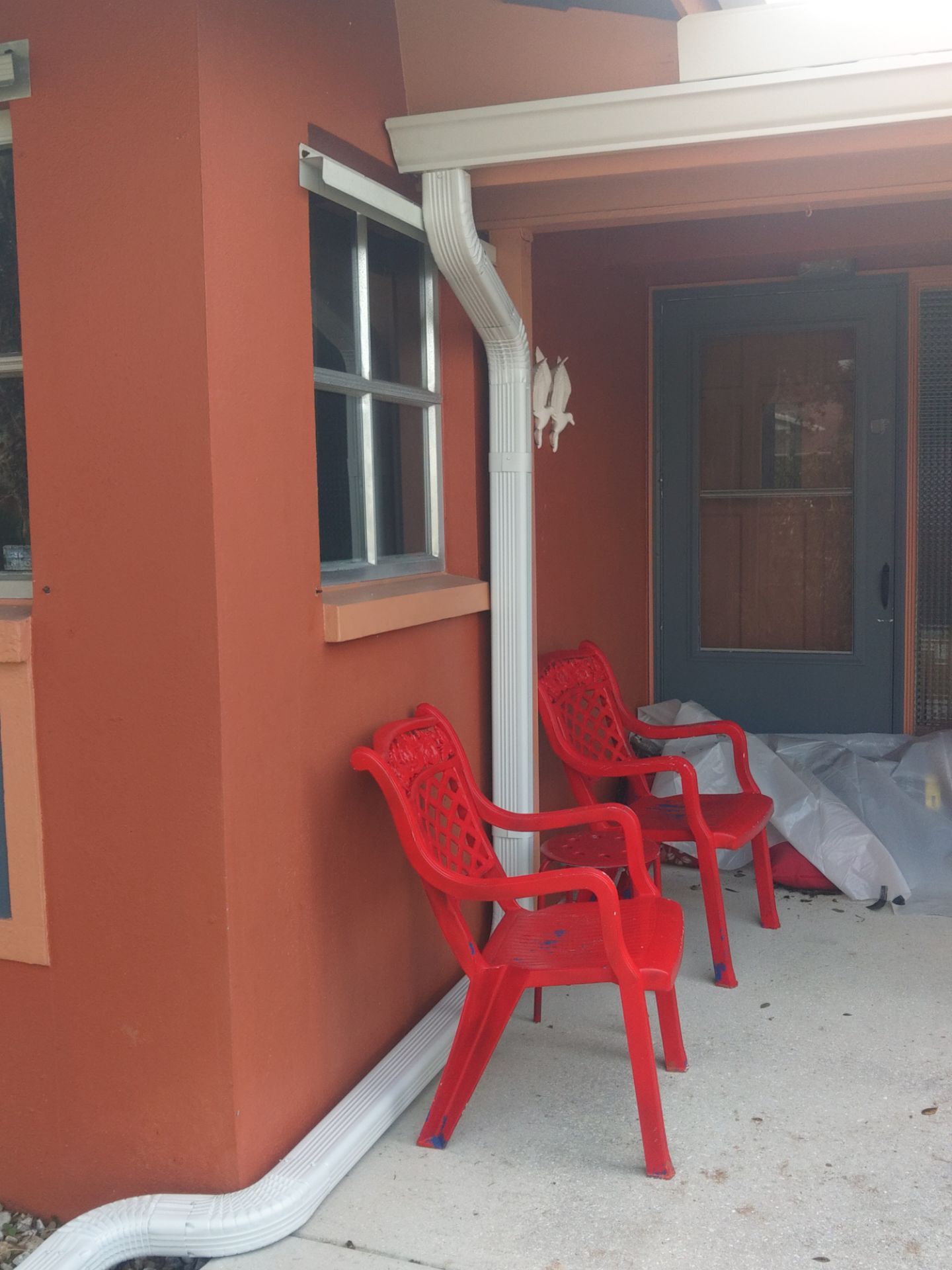 Splash Guards for Seamless Gutters in Cape Coral FL by Gutter Professors