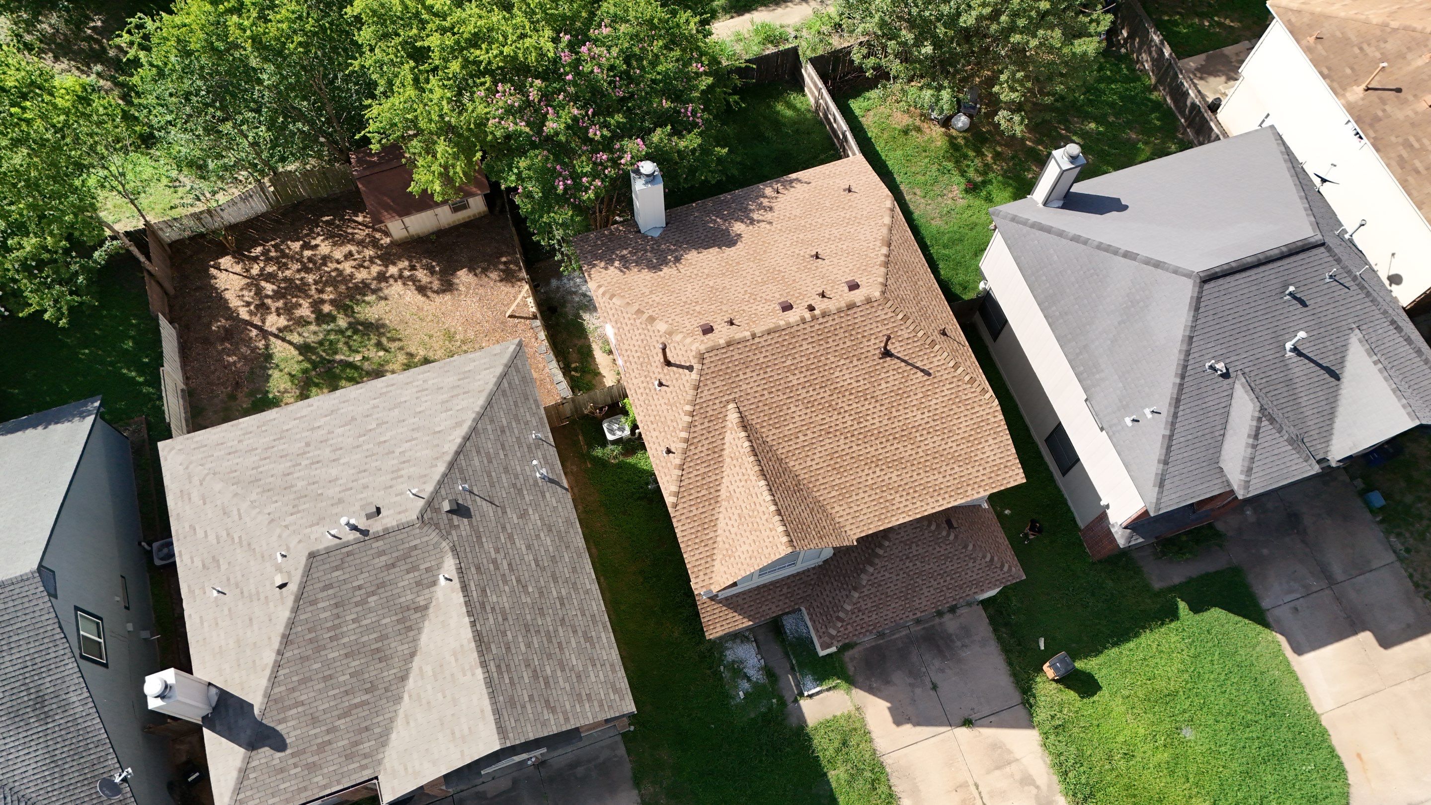 Residential Roof Replacement using GAF - HDZ - Shakewood by Action Exteriors Austin