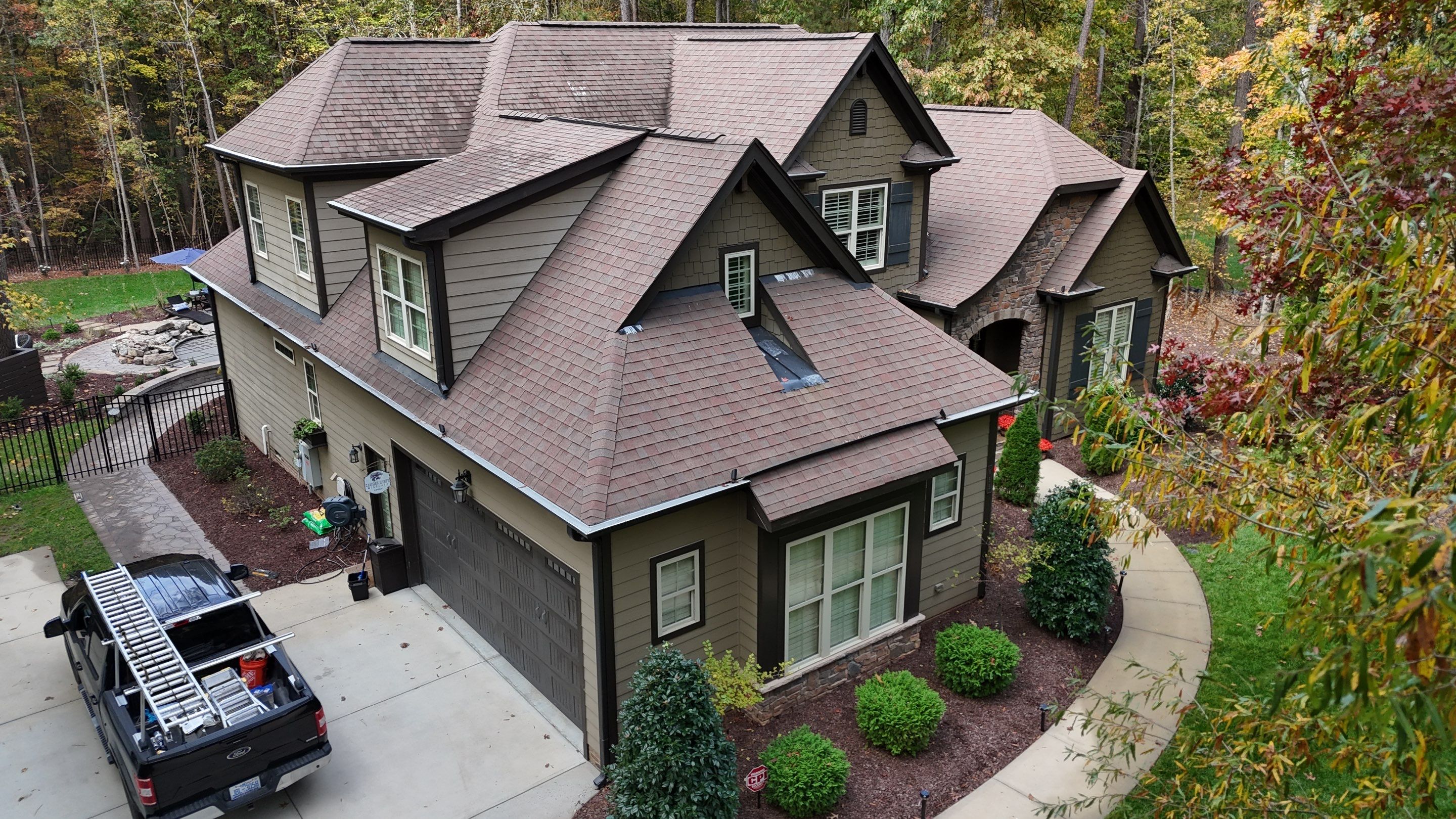 Roof Replacement - New GAF Timberine Ultra HDZ Barkwood shingle by Pro Performance Roofing