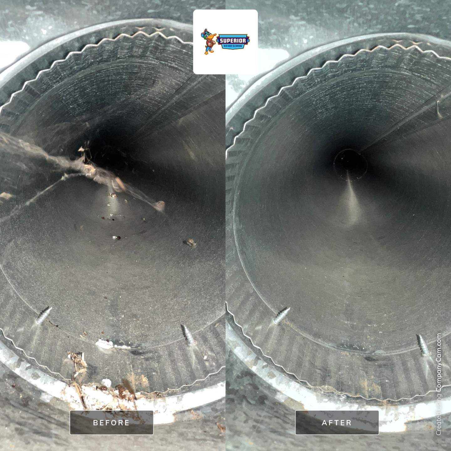 Air Duct Cleaning With a Vacuum Truck in Ellwood City, PA by Superior Air Duct Cleaning