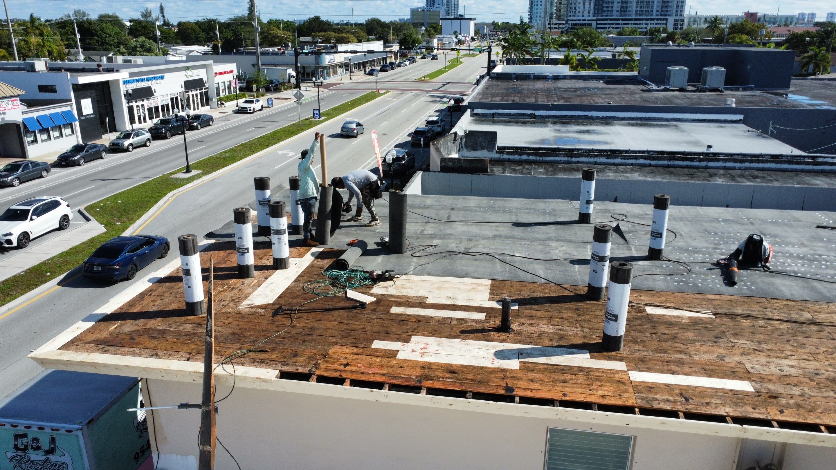Hollywood Blvd., Hollywood, FL by G&J Roofing 