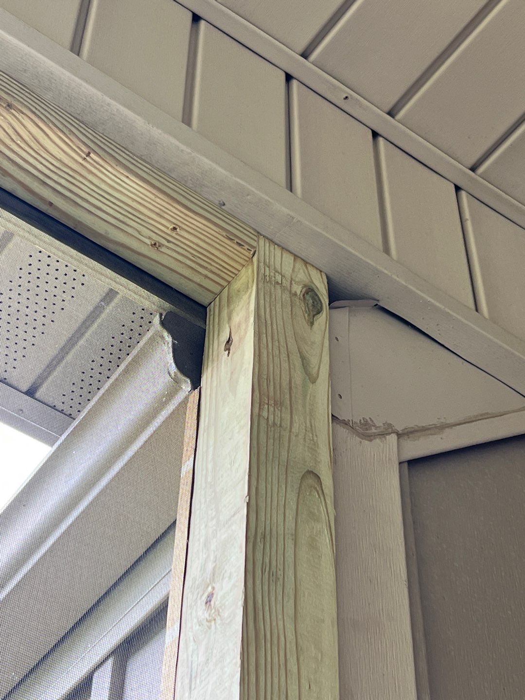 River Valley Road - Screened Porch Install  by Pillar and Pine