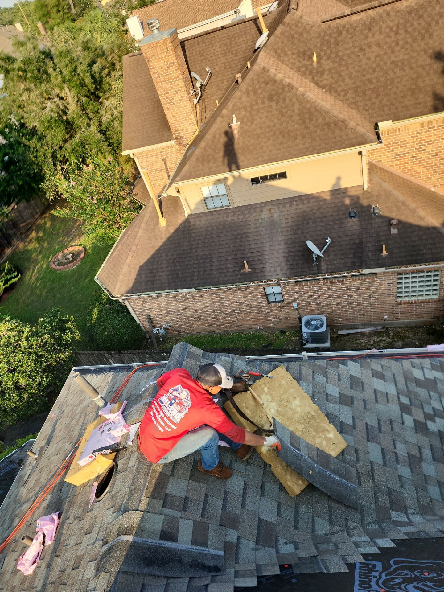 Residential Roofing Repair using Owen's Corning Duration (Lifetime) Shingles by Roof Repair Company