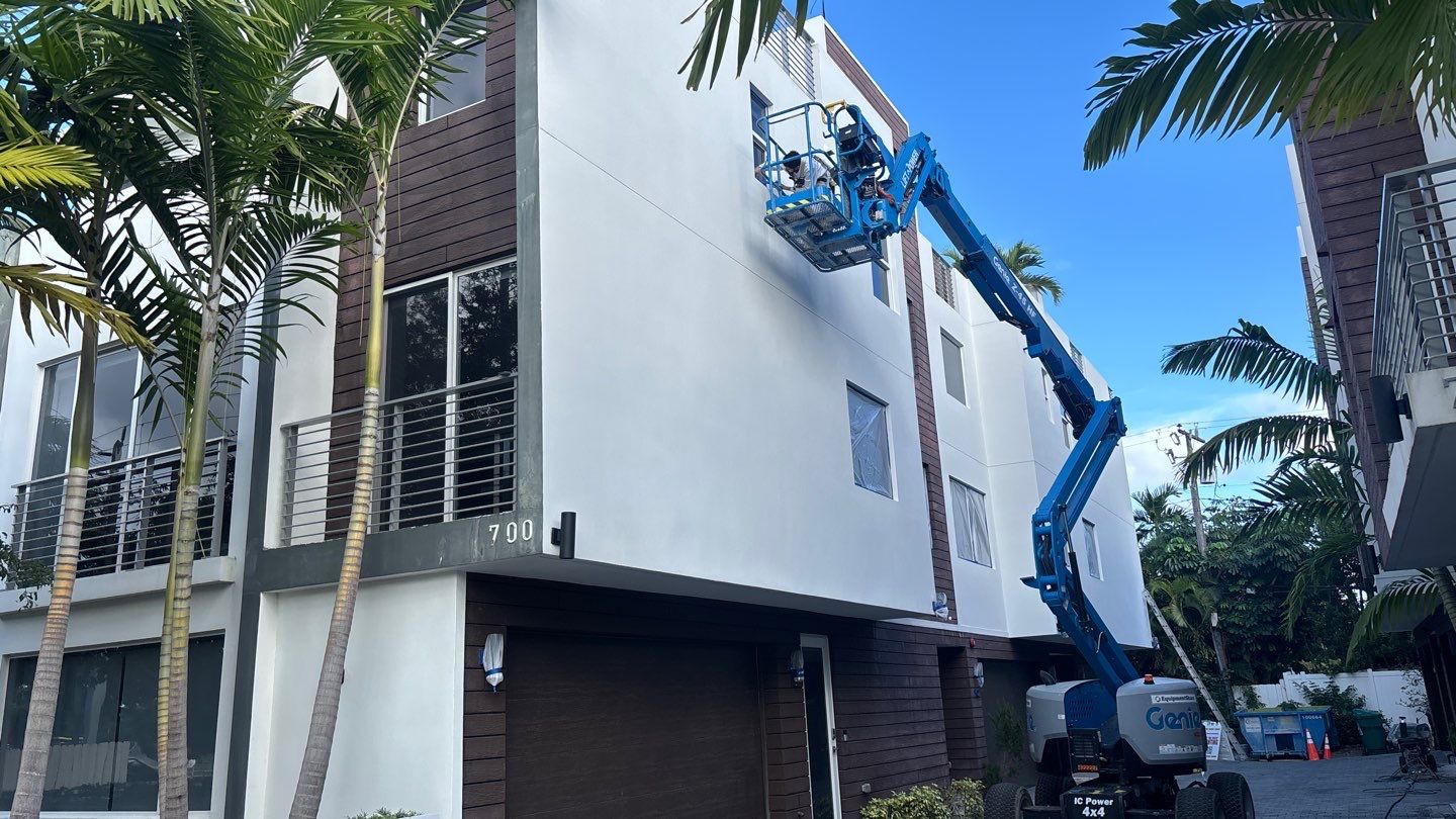 Fort Lauderdale Town Homes Exterior Painting by John “The Greek” Painting