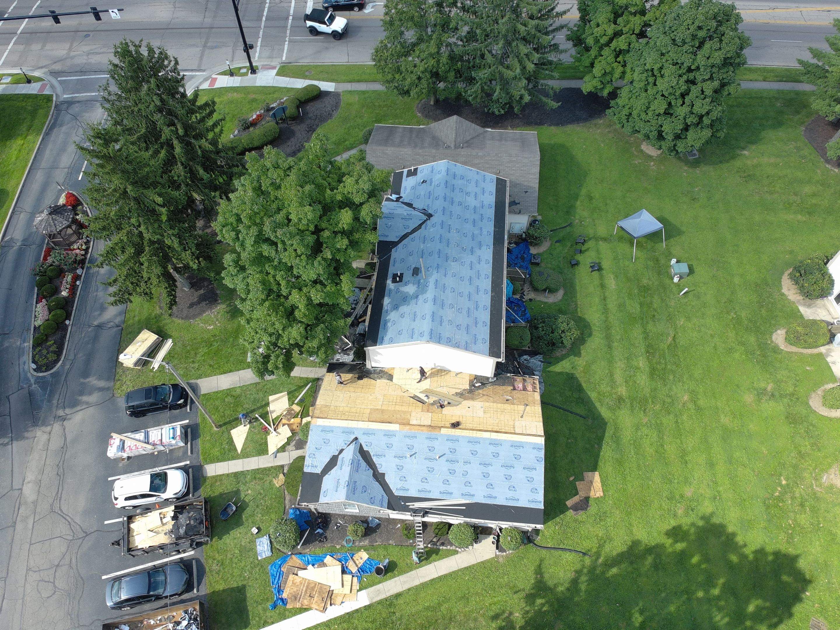 Multi-Family Roof Replacement and Decking Repair in Dayton by Level Up Roofing and Restoration Services LLC