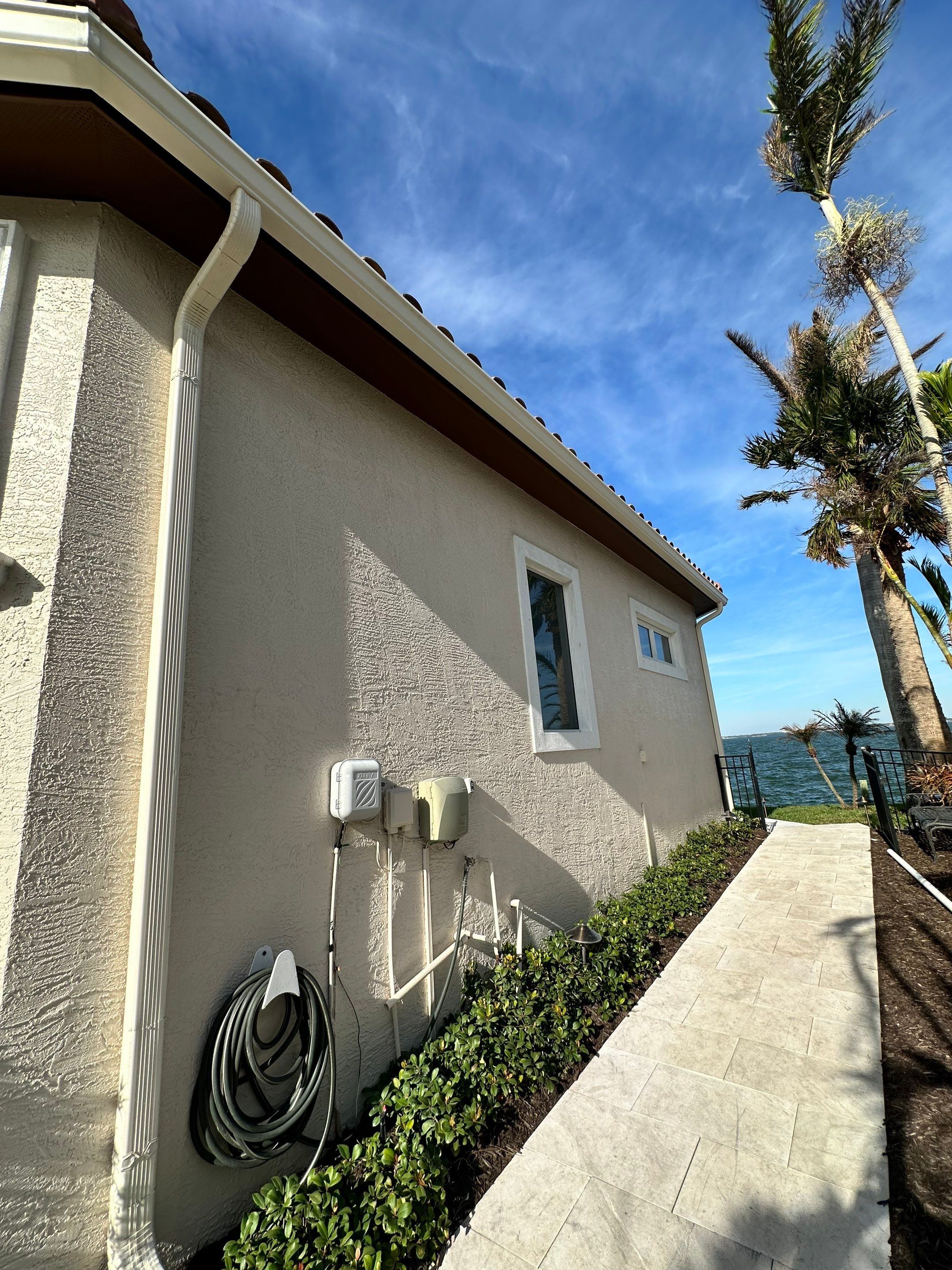 Cameo Finish Gutters for Luxury Homes  by Gutter Professors