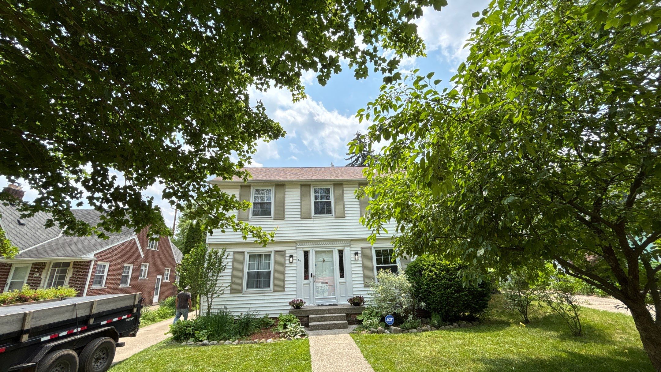 Roof Replacement using Owens Corning Desert Rose by 180 Contractors