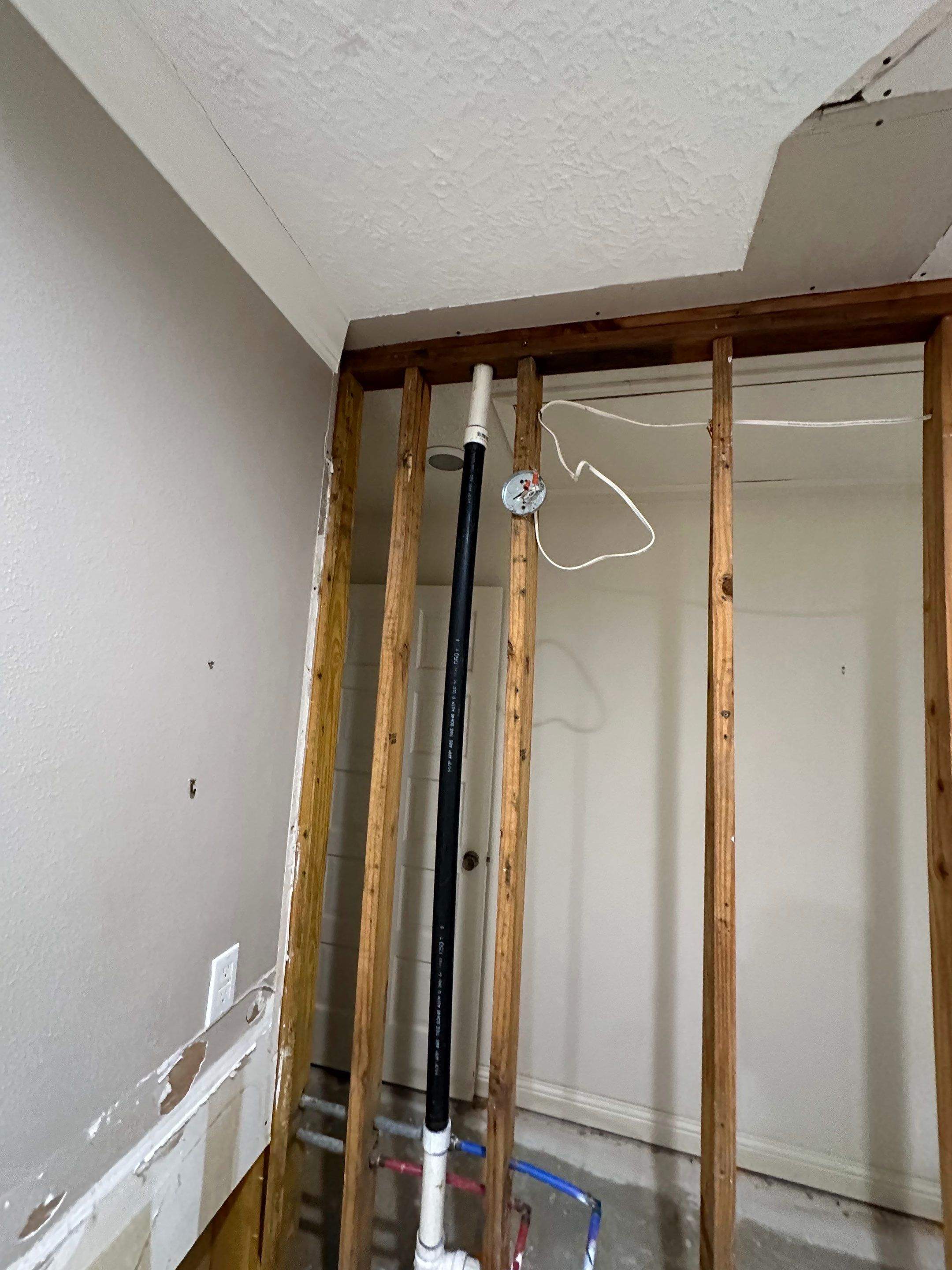 Bathroom Remodel with Water Mitigation Equipment | LT Contractors by L&T General Contractors and Restoration INC
