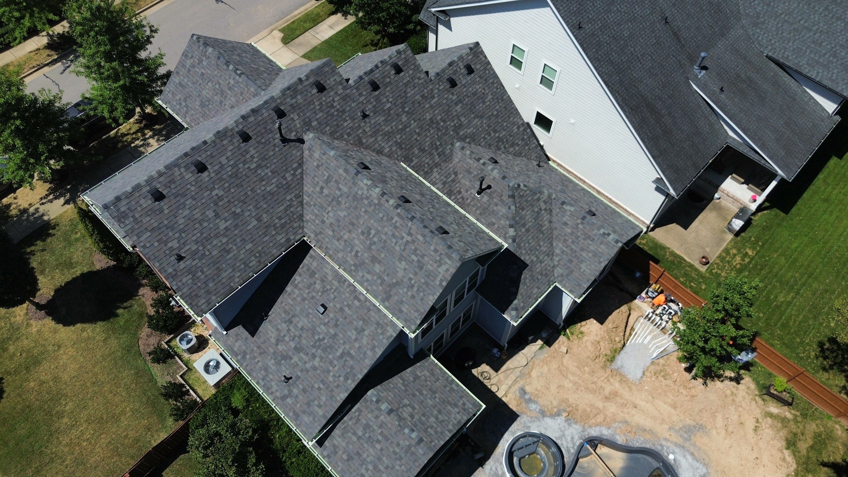 Malarkey Highlander Shingle Roof and Gutter Replacement in Franklin by Shinglesmiths Roofing