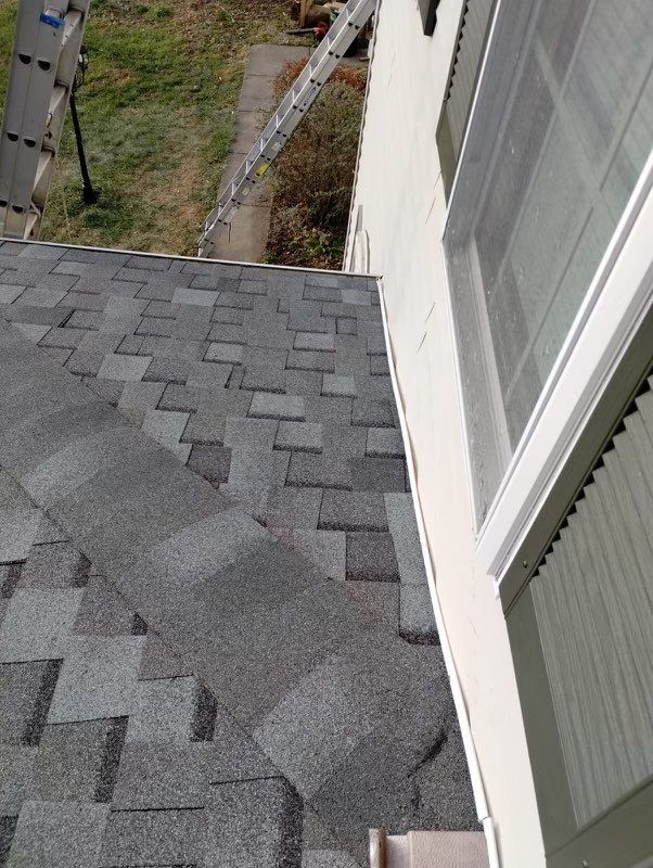 Residential Roofing Installation using Atlas Pinnacle Pristine Coastal Granite Architectural Shingles by Frederick Roof Repair