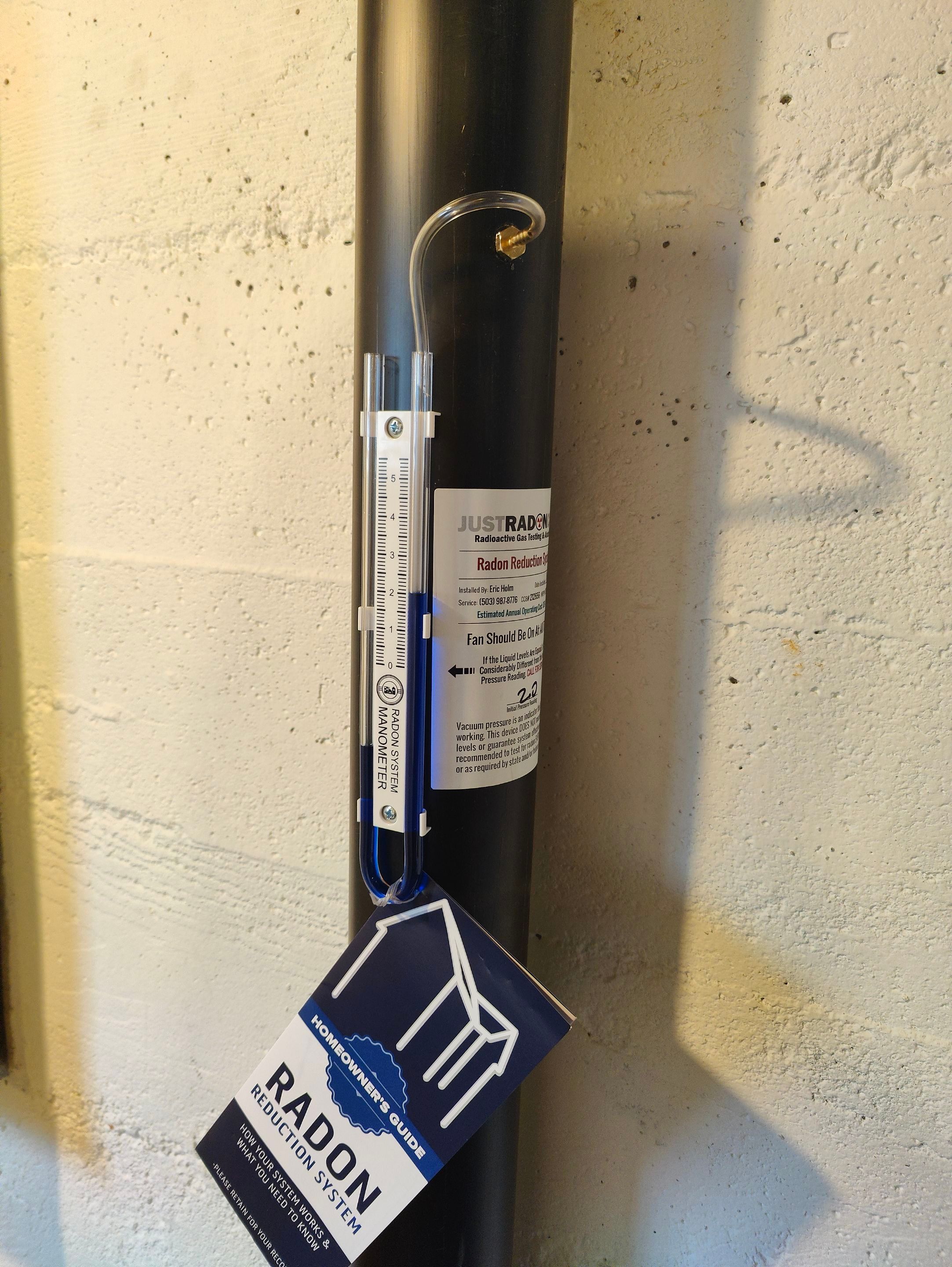Subslab Radon System by JustRadon.Com