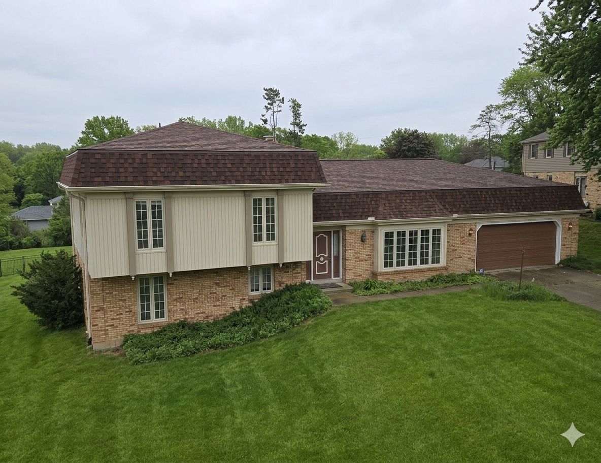 A beautiful refresh after a storm. by Level Up Roofing and Restoration Services LLC