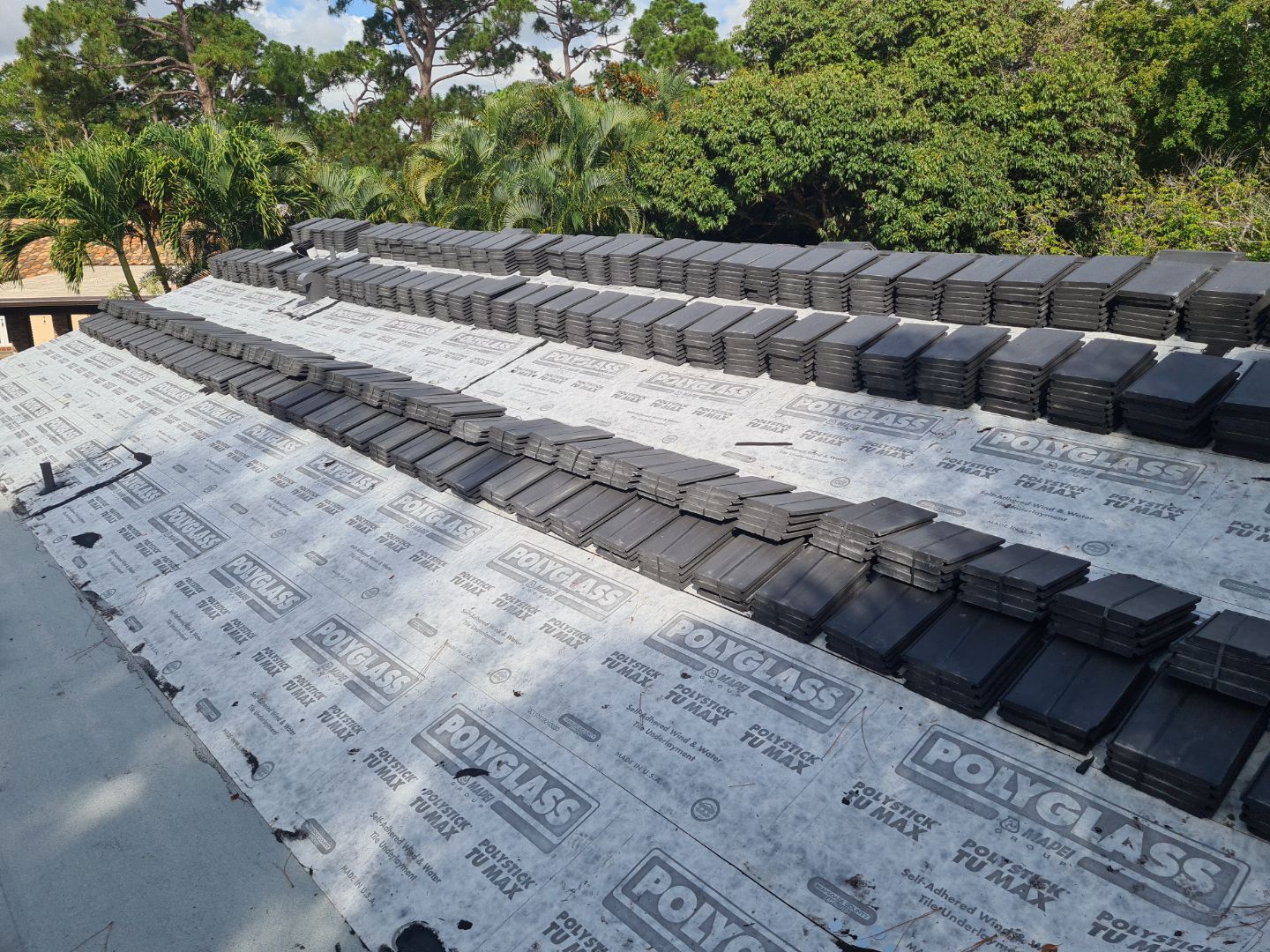 Residential Roofing Installation using Eagle Roofing Tile by BLUES BROTHERS ROOFING