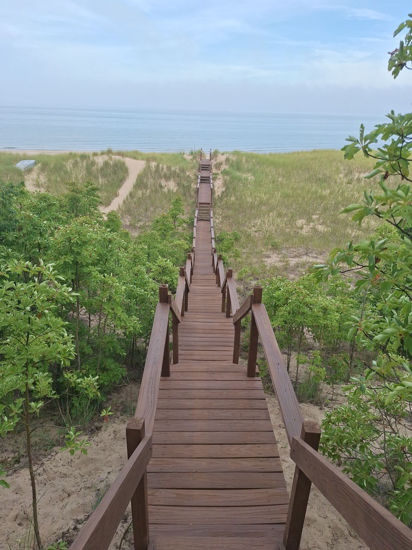 Lakefront Deck Pressure Washing, Exterior Wood Staining, and Painting in West Olive MI by Gordon Painting