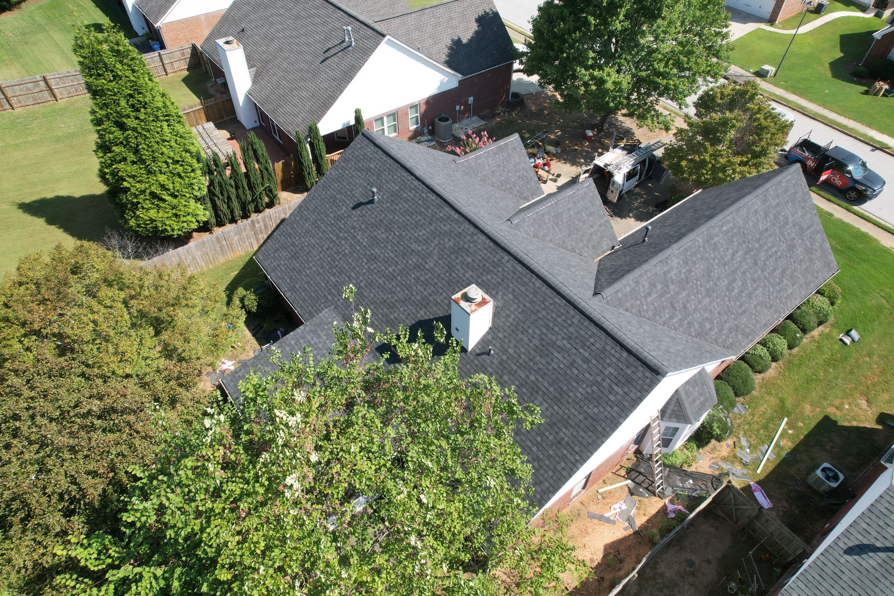 Residential Roof Replacement using Owens Corning Onyx Black by Inspector Roofing and Restoration