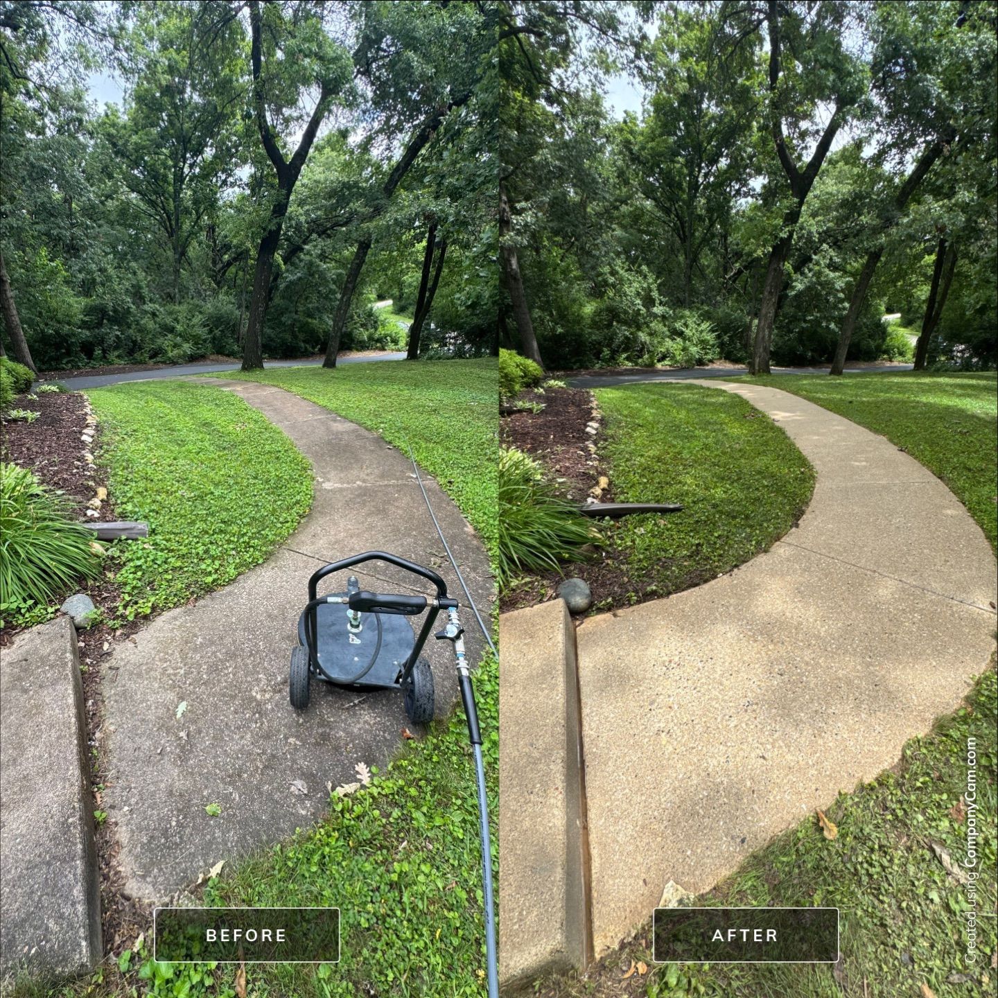 Project in Woodstock by Simmons Power & Soft Washing