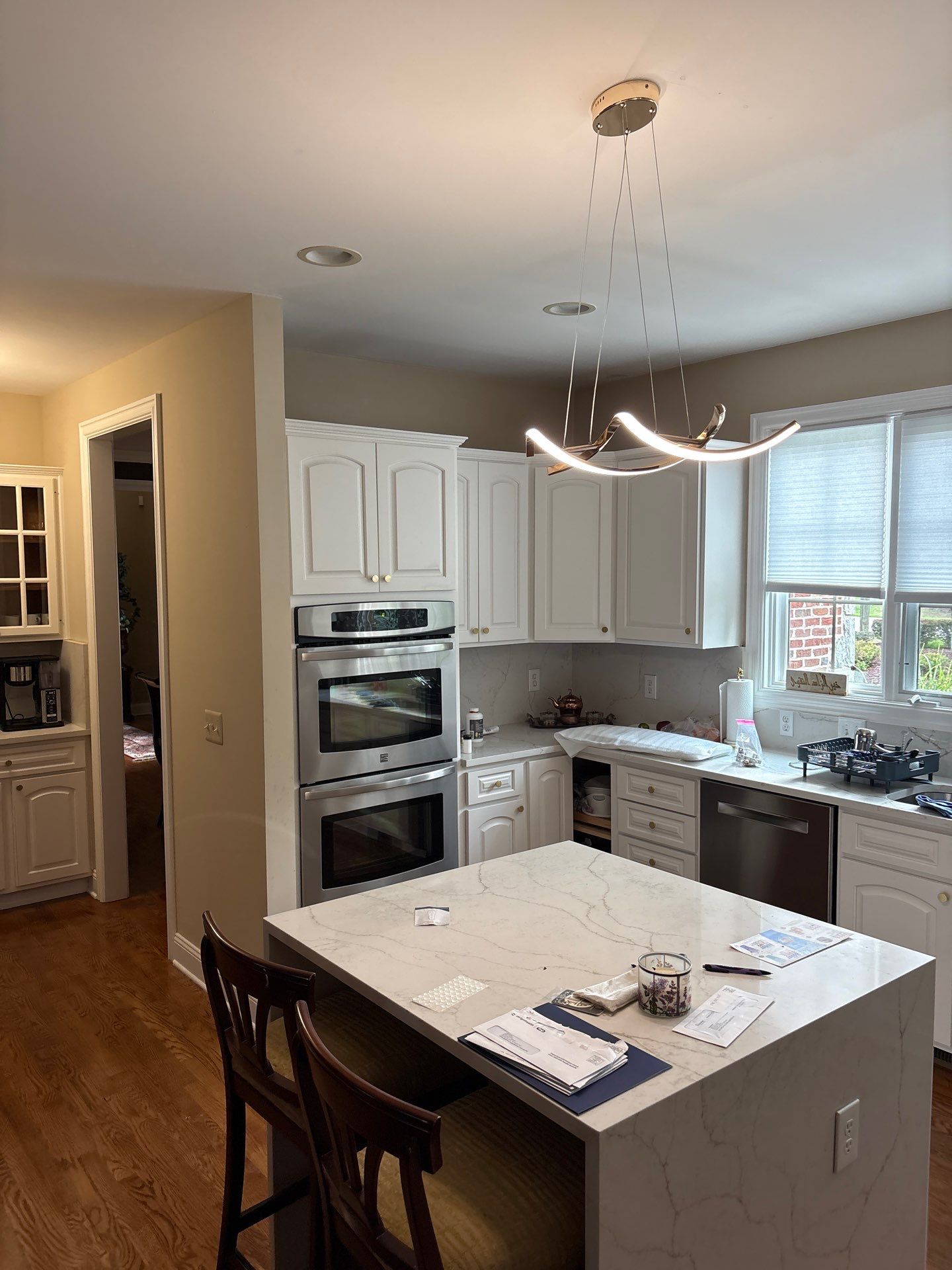 Kitchen Cabinet Refacing in Grand Blanc by Top Shelf Painter