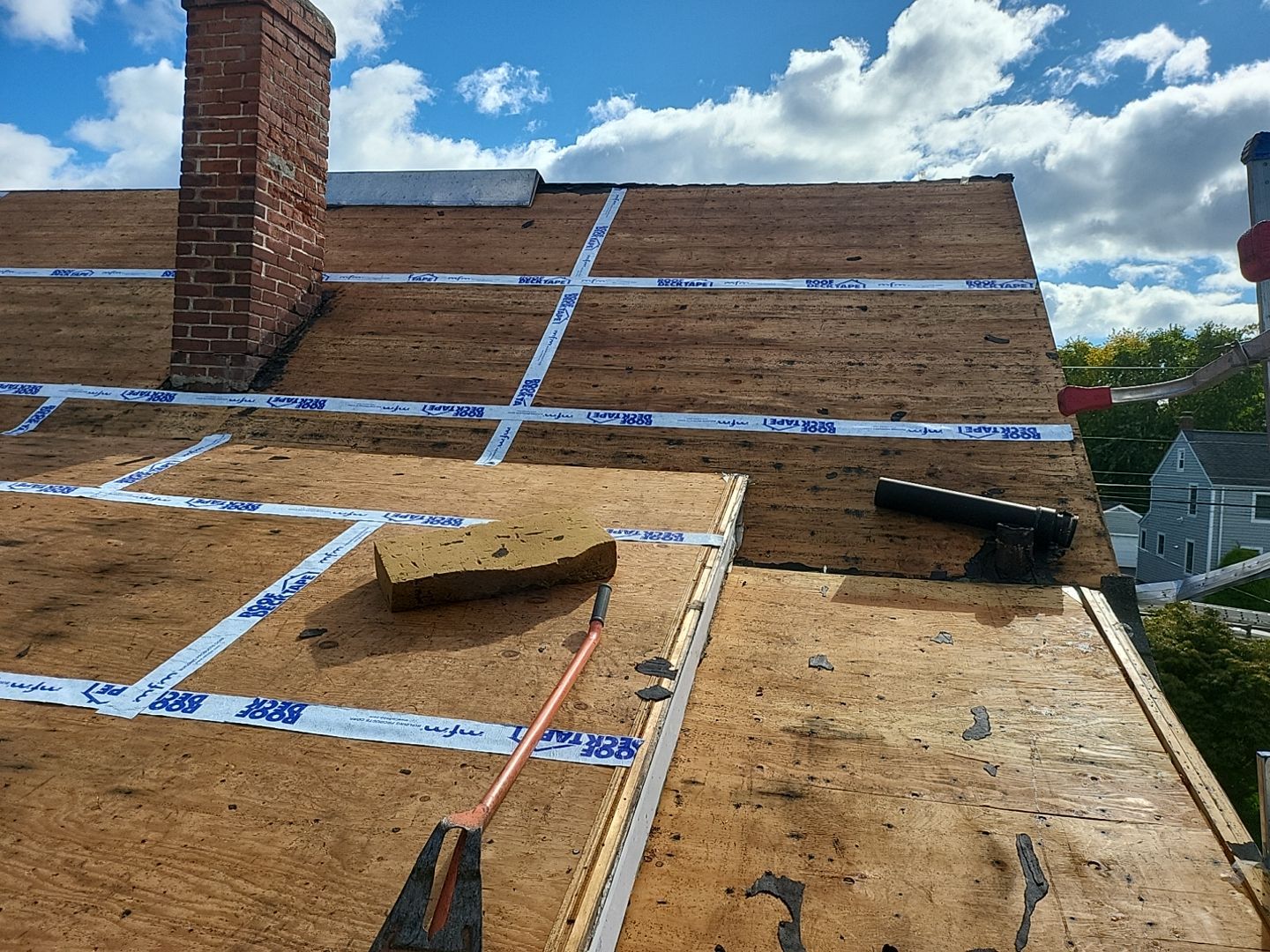 Residential Roofing Installation using Owens Corning TruDefinition Sierra Gray by A Plus Exterior