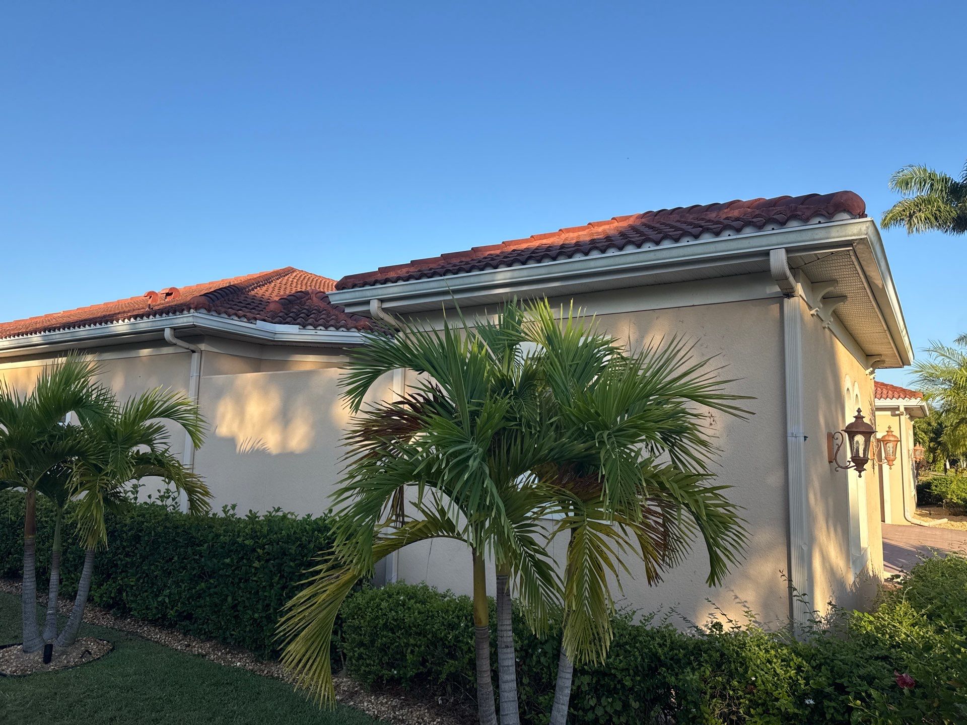 Tile Roof Cleaning & Oil Stain Removal | Tara River Place, Bradenton FL by Sunshine AquaWash