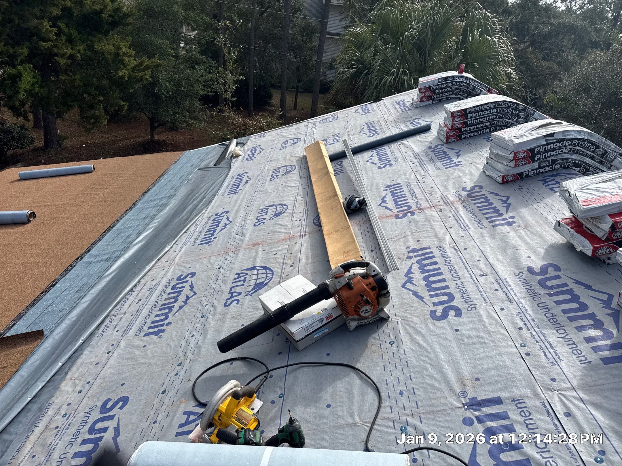 Tybee Island Atlas Pinnacle Pristine Morning Harvest Roof and redecking by Talya Roofing