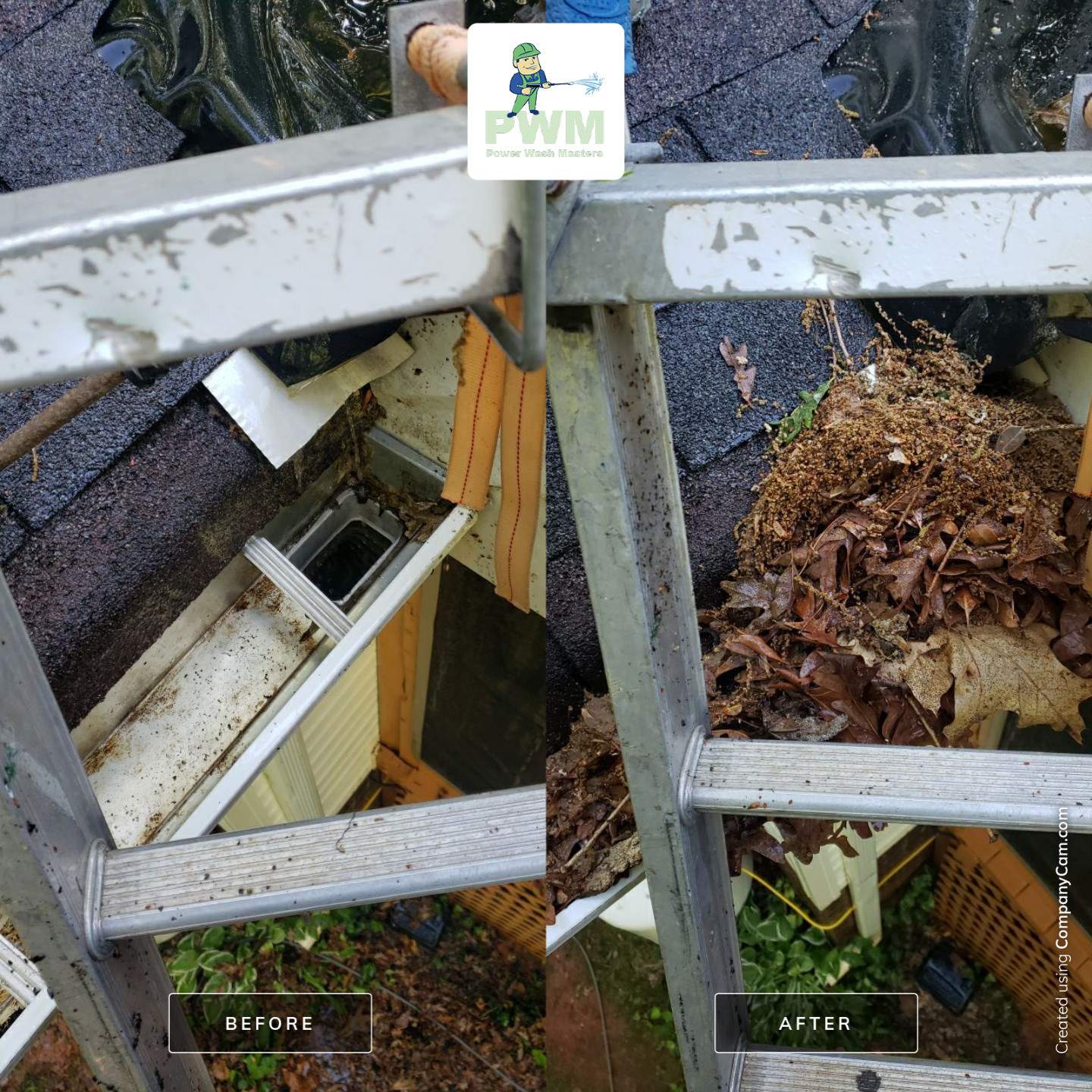 House Wash using cleaner by Power Wash Masters LLC
