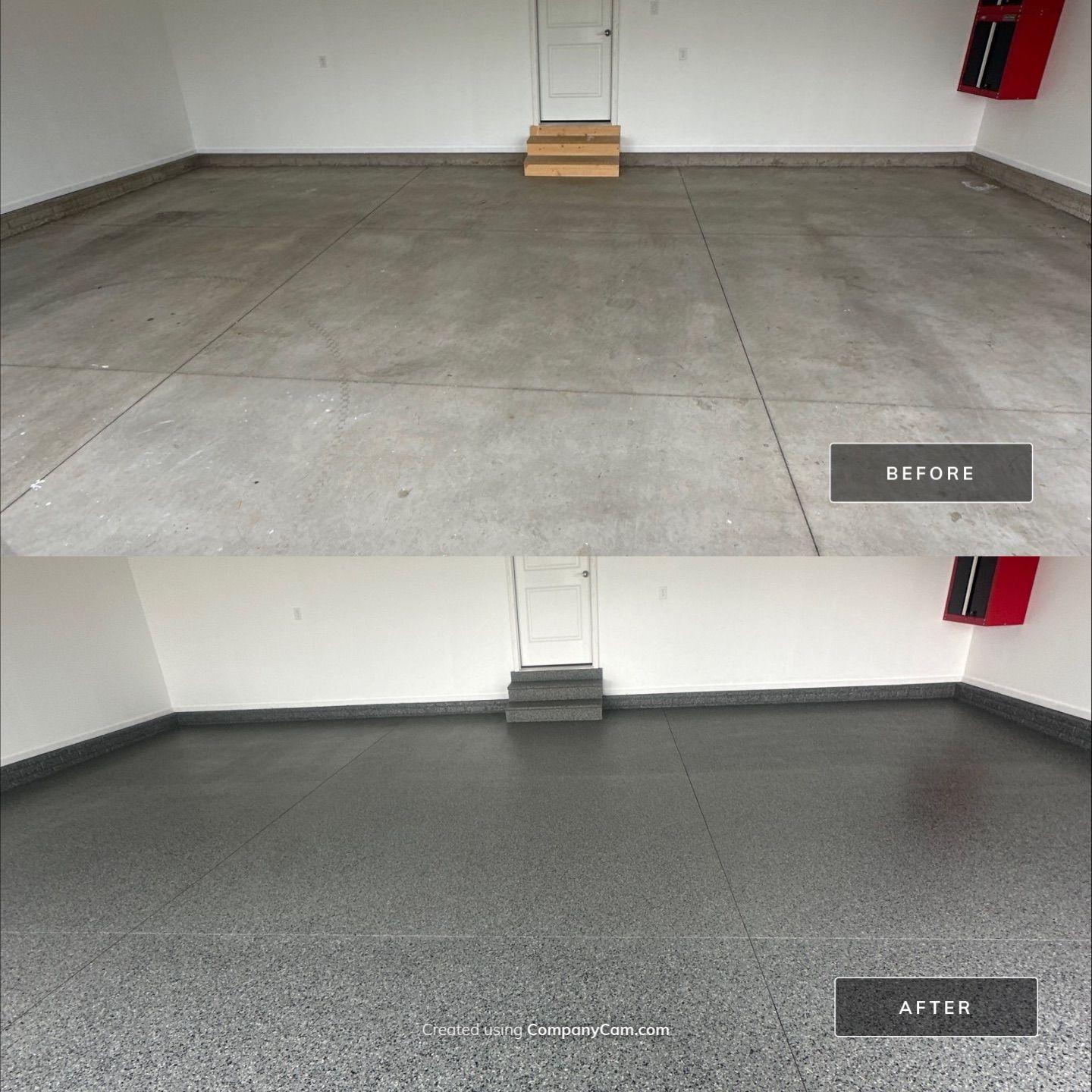 New Garage - Perfect Timing Before 🏈 Season! by Revival Concrete Coatings