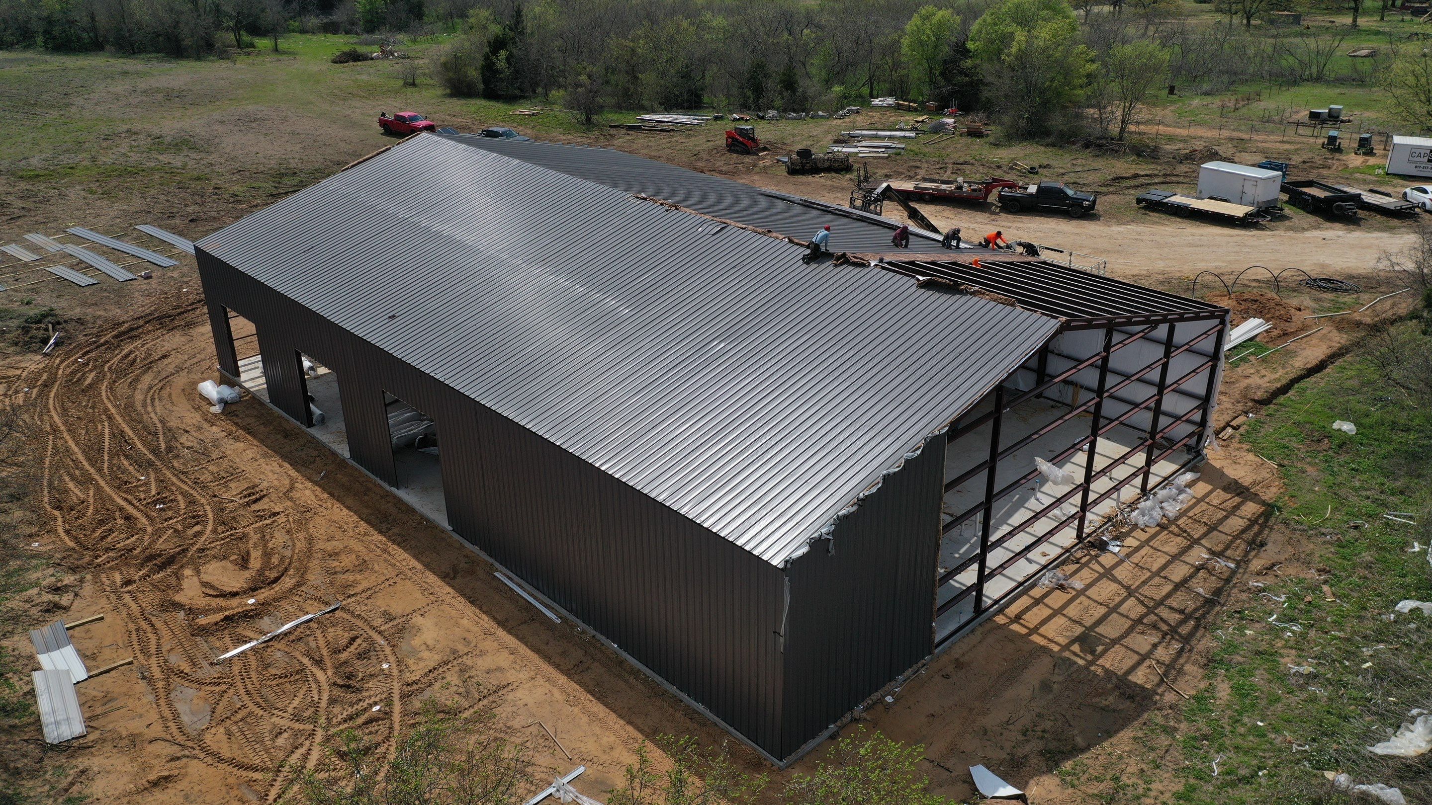 DYCHE INDUSTRIAL SERVICES metal building by Sky Roofing and Remodeling LLC