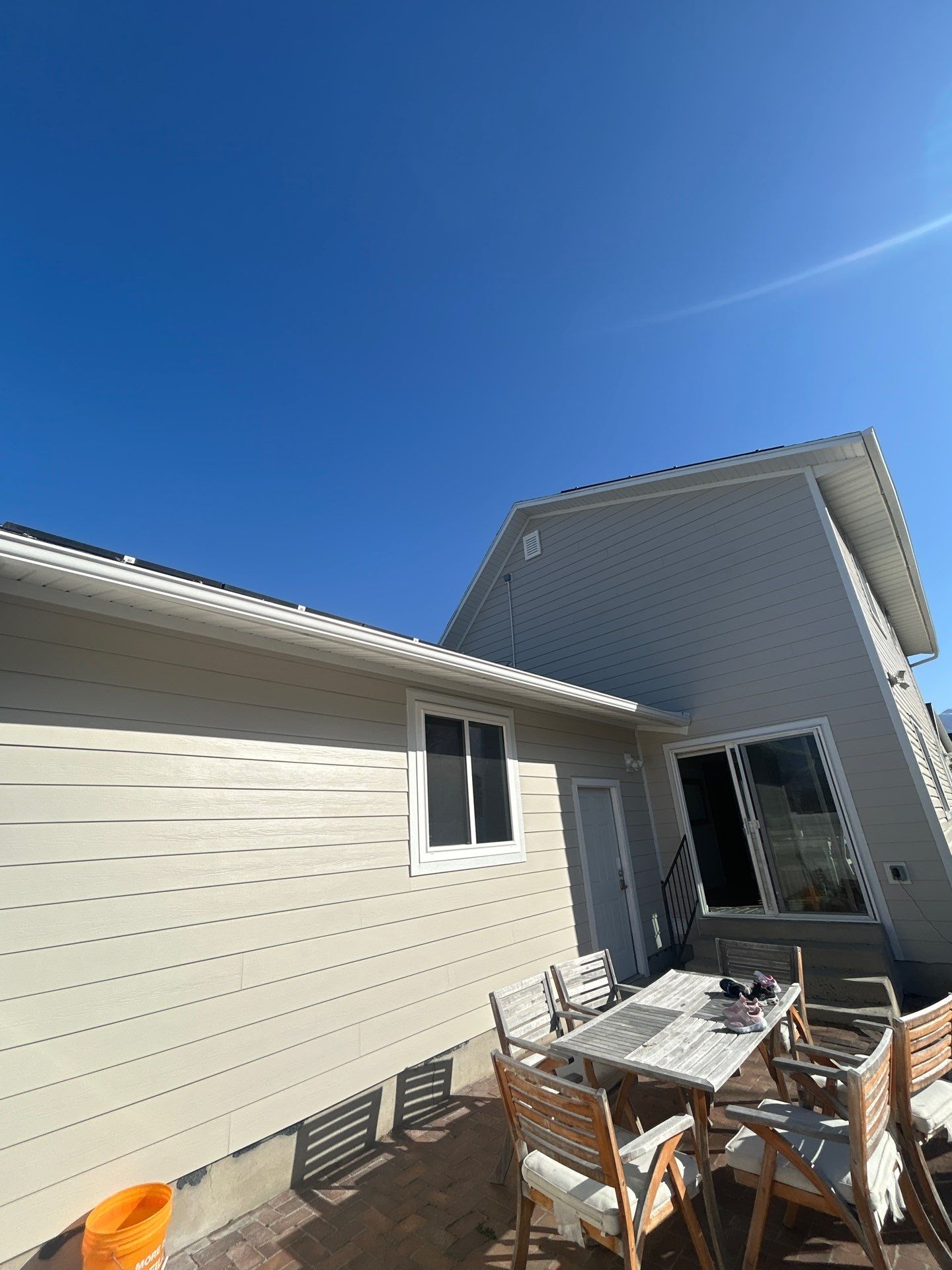 Sandy | Strategic Hardie & Vinyl Integration | Cobble Stone & Desert Sand by Ideal Siding Utah