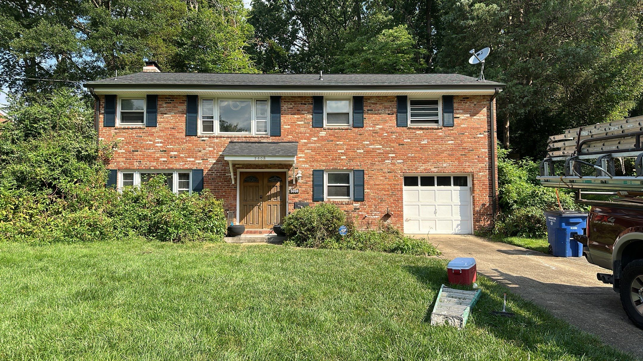 Springfield Tree Damage Restoration: CertainTeed Landmark Designer Shingles in Charcoal Black by RM Banning, Inc.