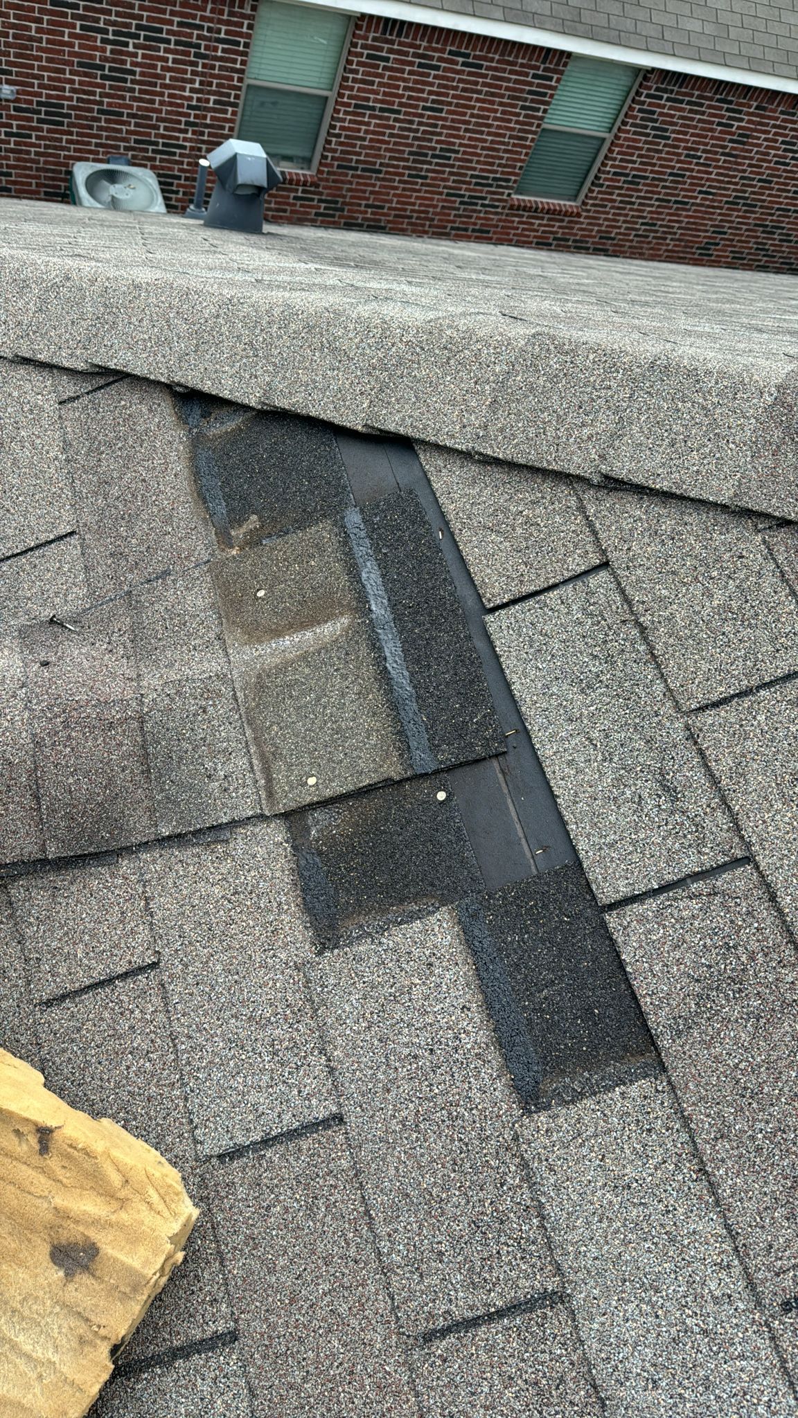 Hail Damage using Owen's Corning Duration (Lifetime) Shingles by Roof Repair Company