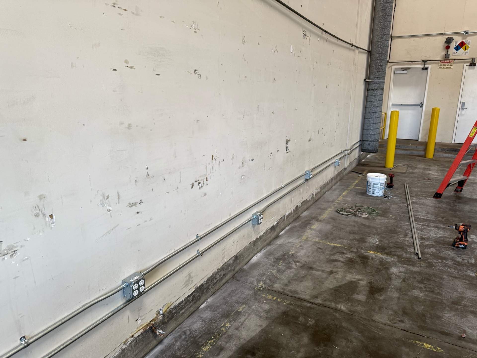 Forklift Charging Stations & LED Lighting Upgrade – Chemical Storage Facility, Santa Fe Springs, CA by Ring and Ping Inc.