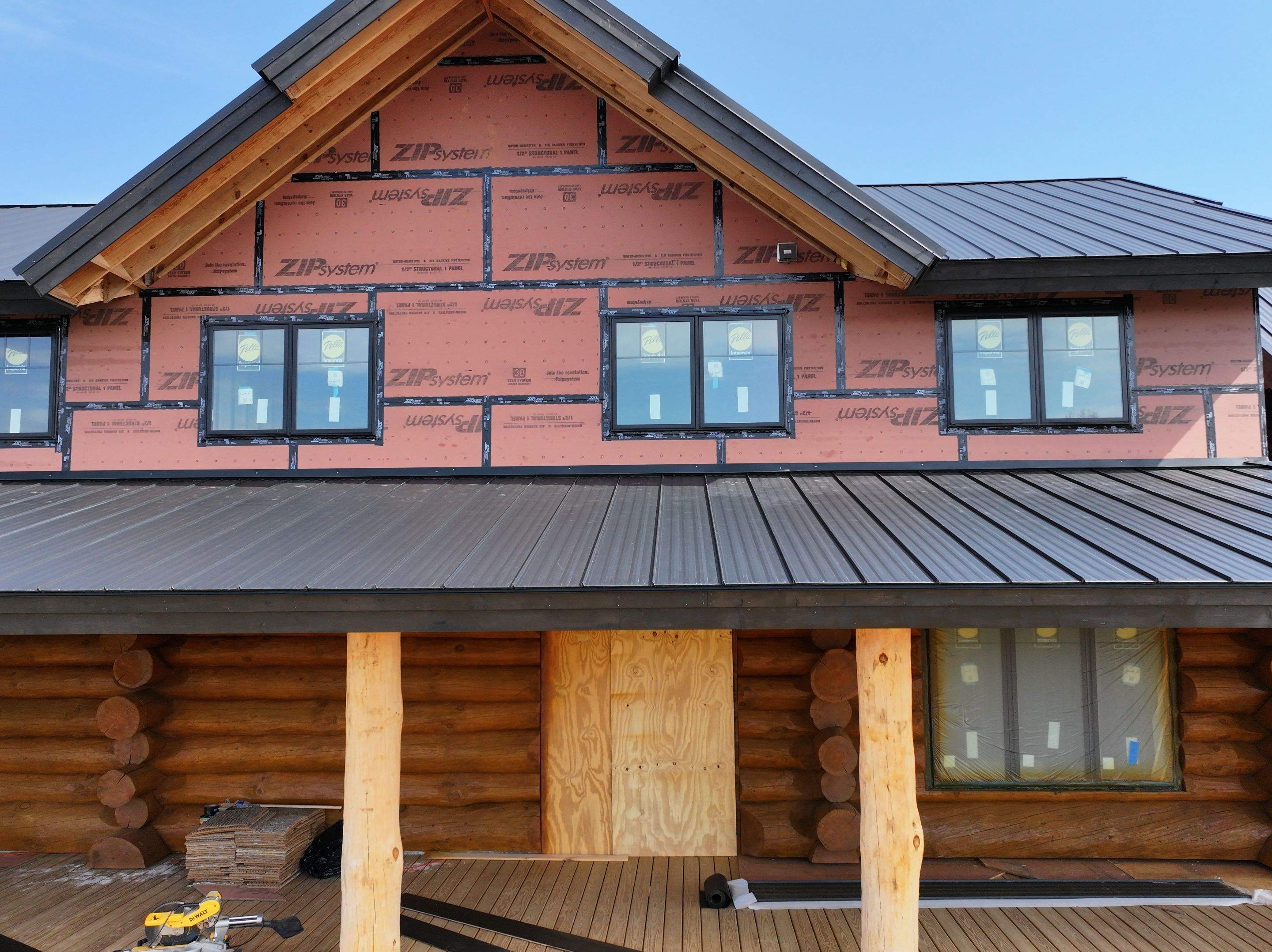 Black Frost Standing Seam by Omnia Roofing