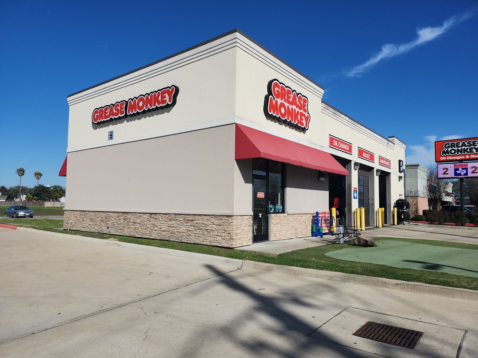 Grease Monkey Oil Change - Exterior Transformation by Fresh Coat Painters of Cypress