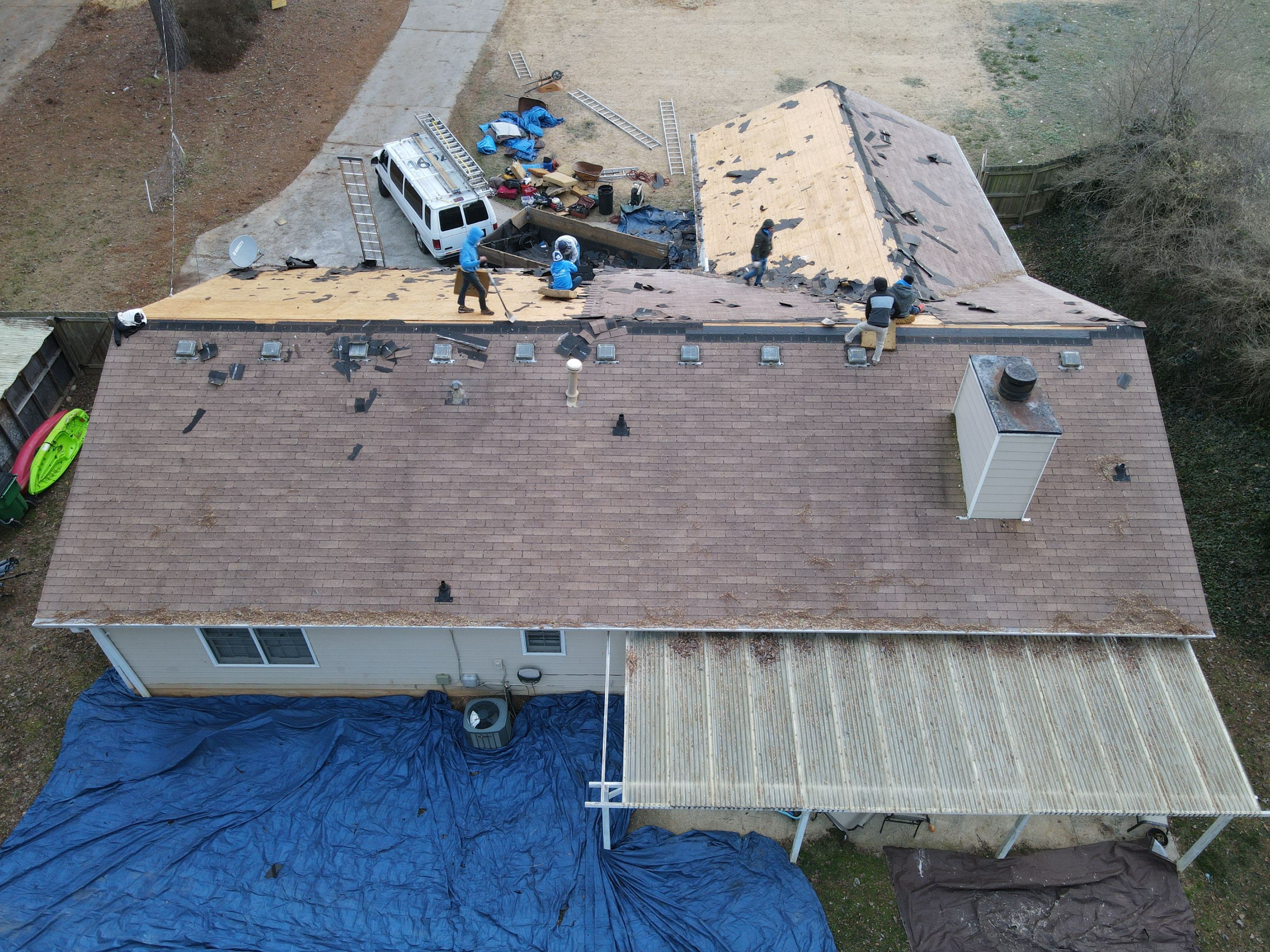 Residential Roofing Installation using Owens Corning by Inspector Roofing and Restoration