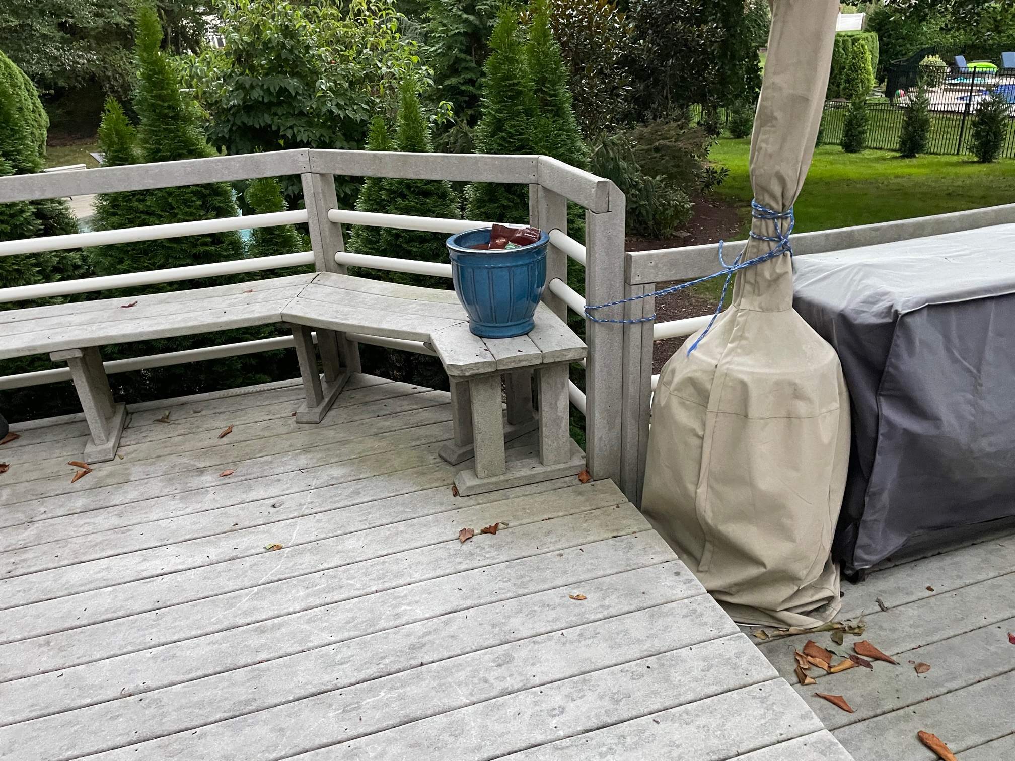 New Deck with Porch In Marlboro by deck guardian