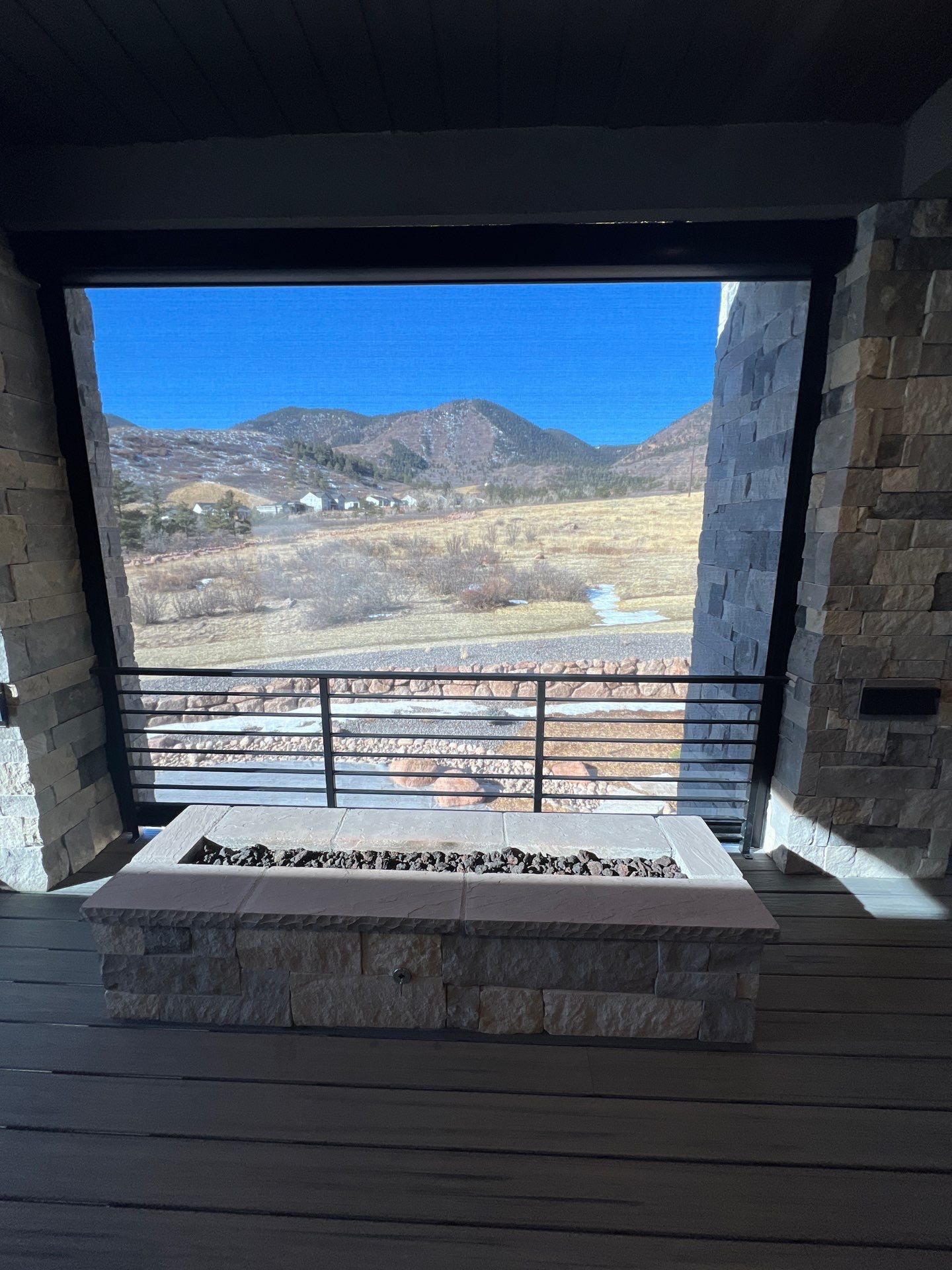 Motorized Screens using Progressive MagnaTrack Screens by Outdoor Solutions Colorado