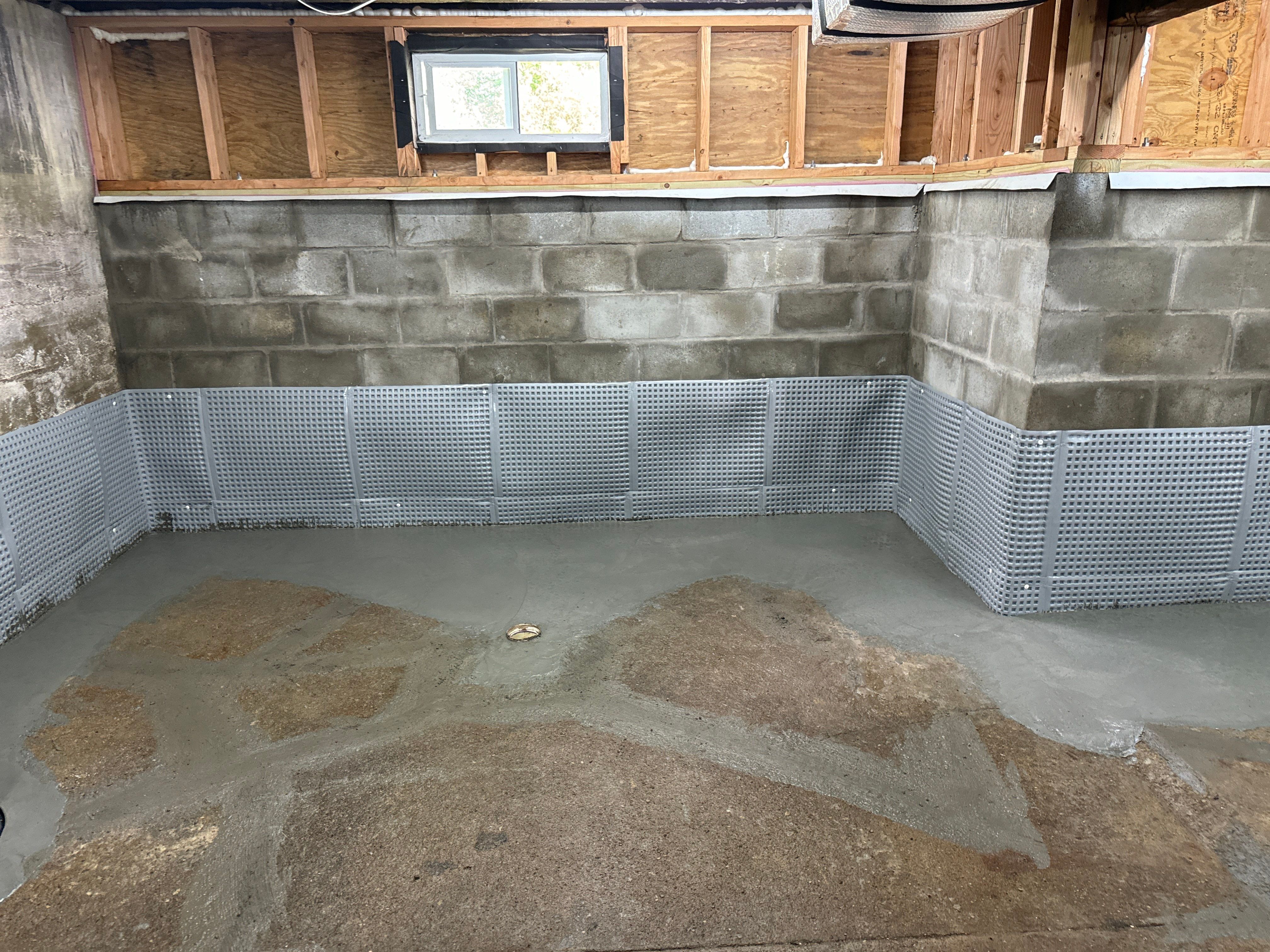 Interior French Drain Boonton NJ by Pure Service Pro, LLC 