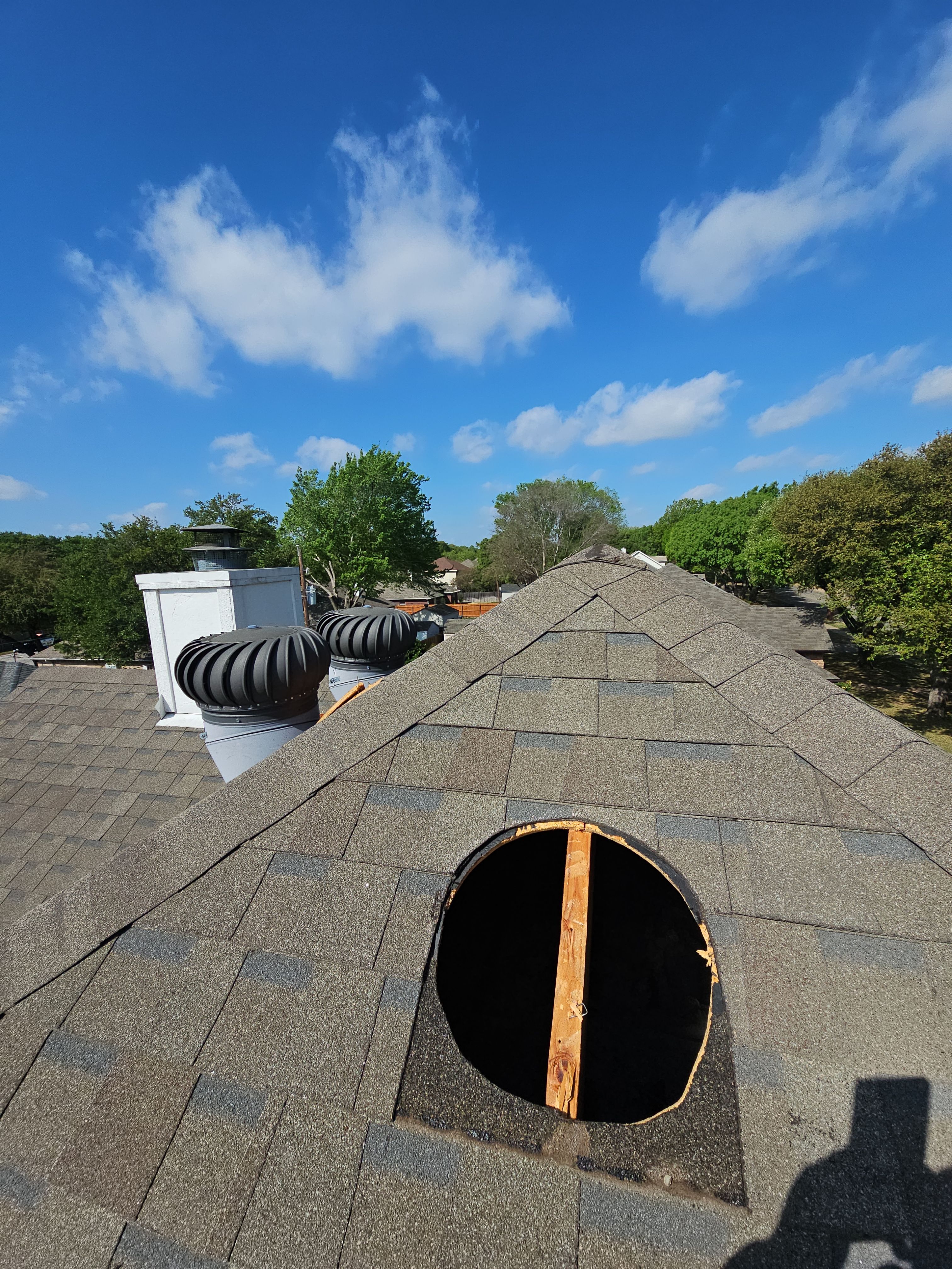 Roof Repair & Ventilation Upgrade in North Richland Hills, TX by road roofing llc