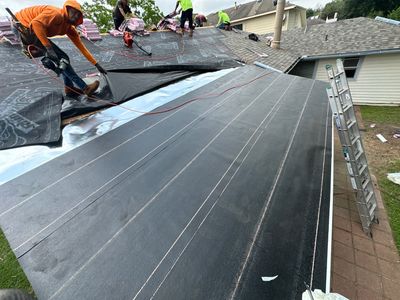 Residential Roofing Installation using Owen's Corning Duration (Lifetime) Shingles