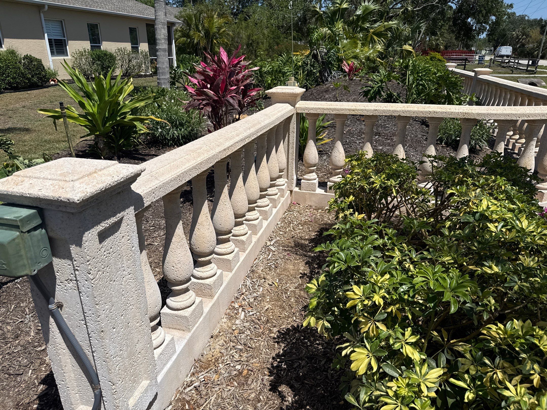 Decorative Wall & Entrance Sign Cleaning | Timberly Community | Parrish, FL by Sunshine AquaWash