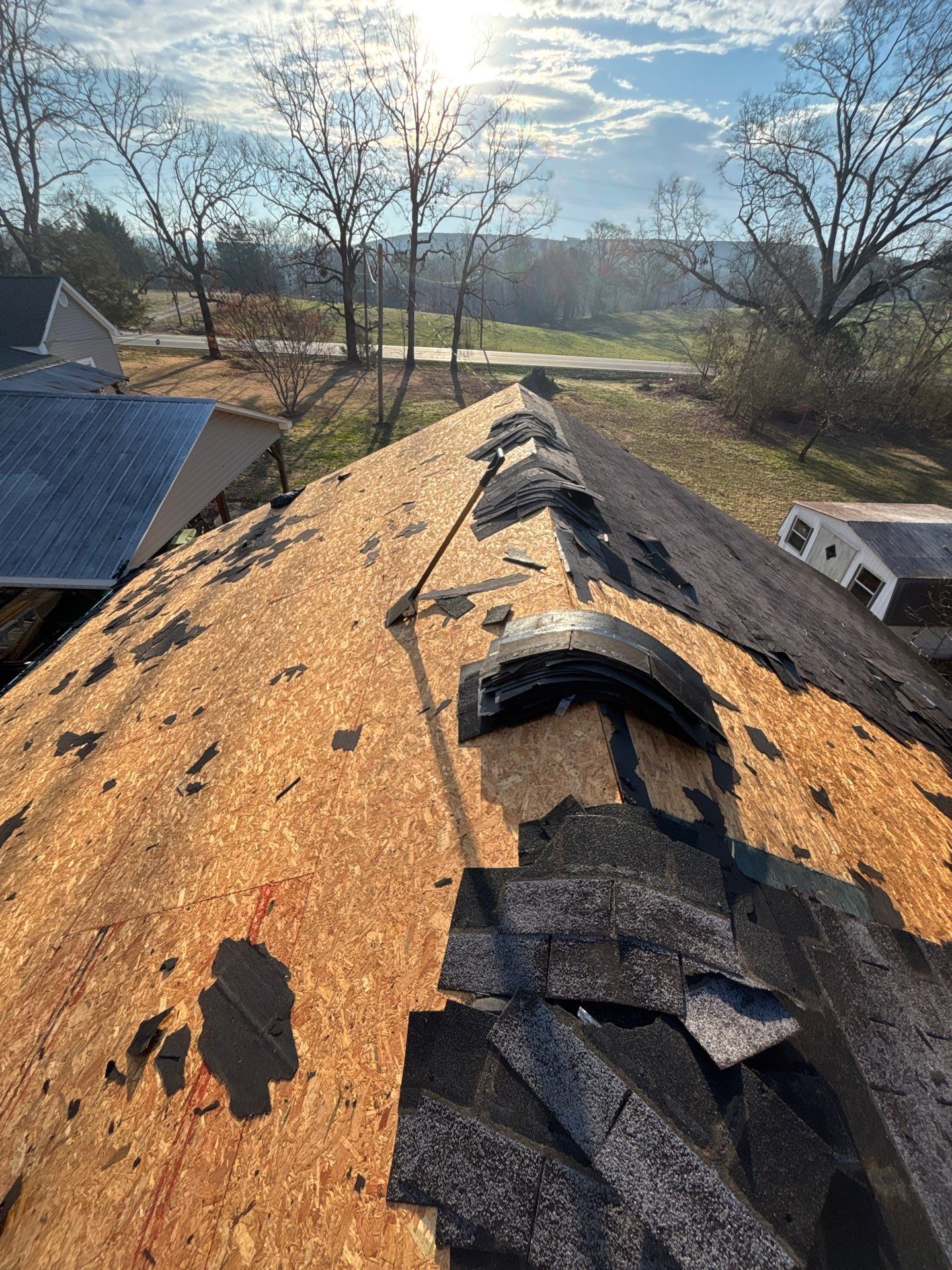 Landmark Asphalt Shingle Roof Replacement and Decking Repair in Belton by Roofers LLC